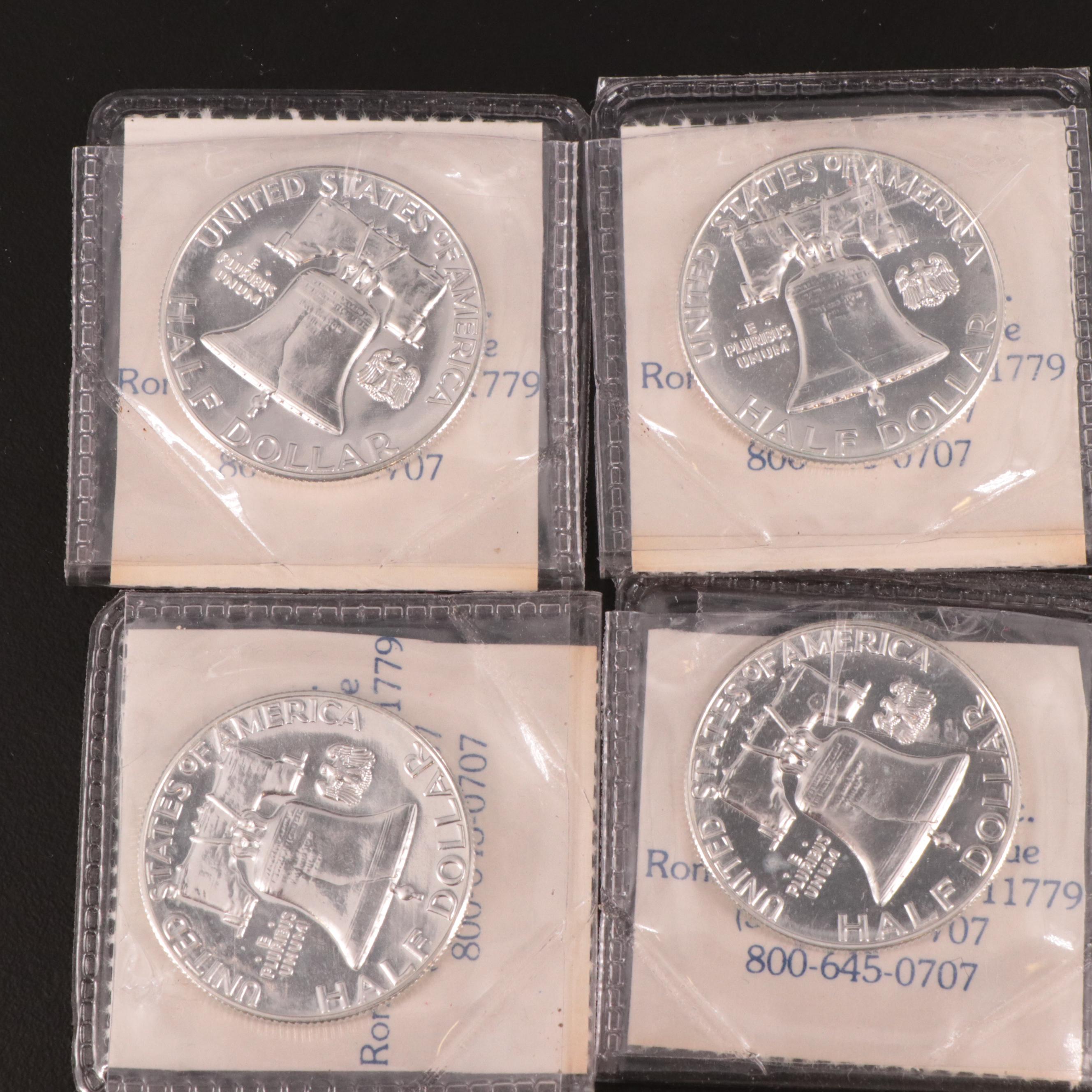 Forty Proof Franklin Half Dollars, 1961 and 1962