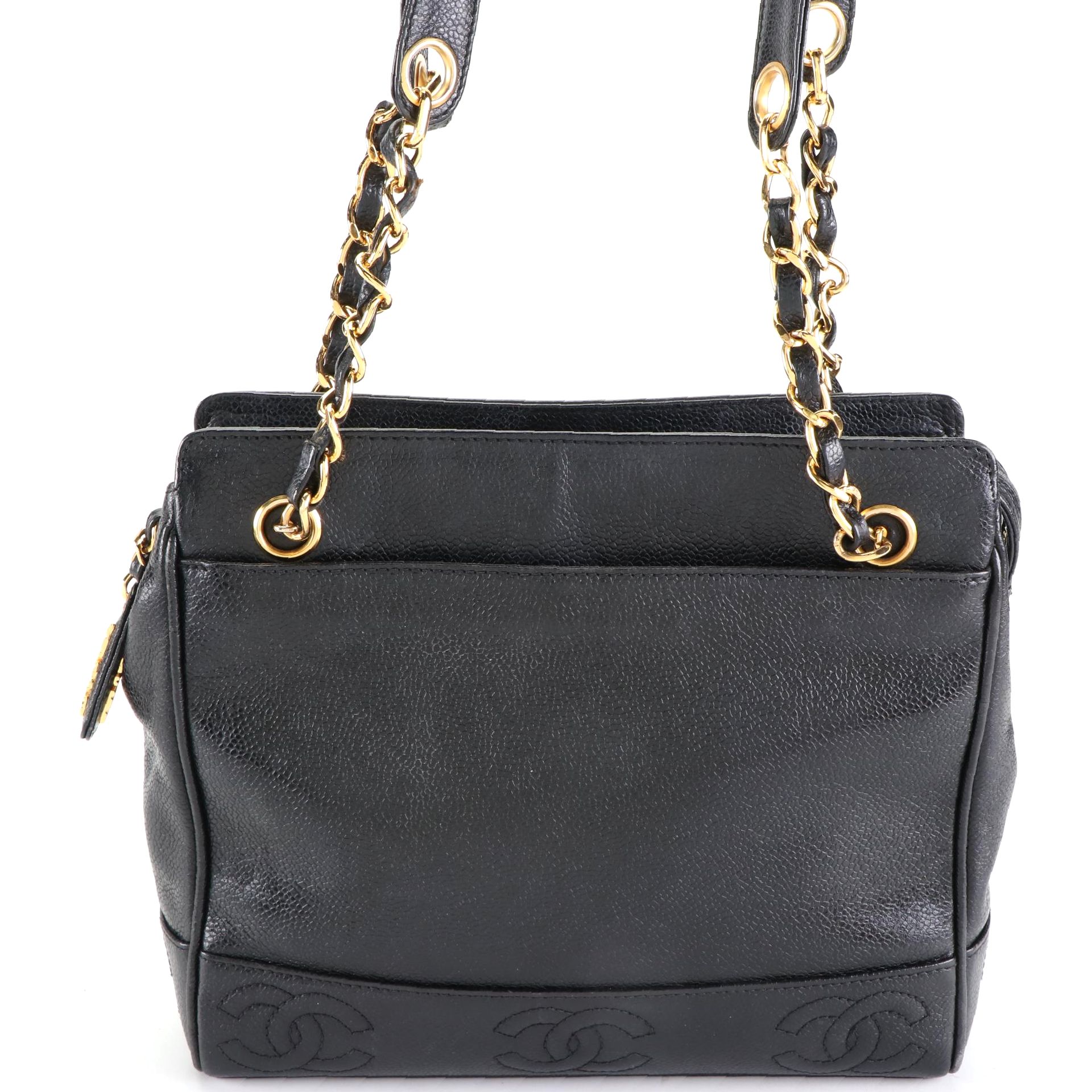 Chanel Caviar Leather Shoulder Bag