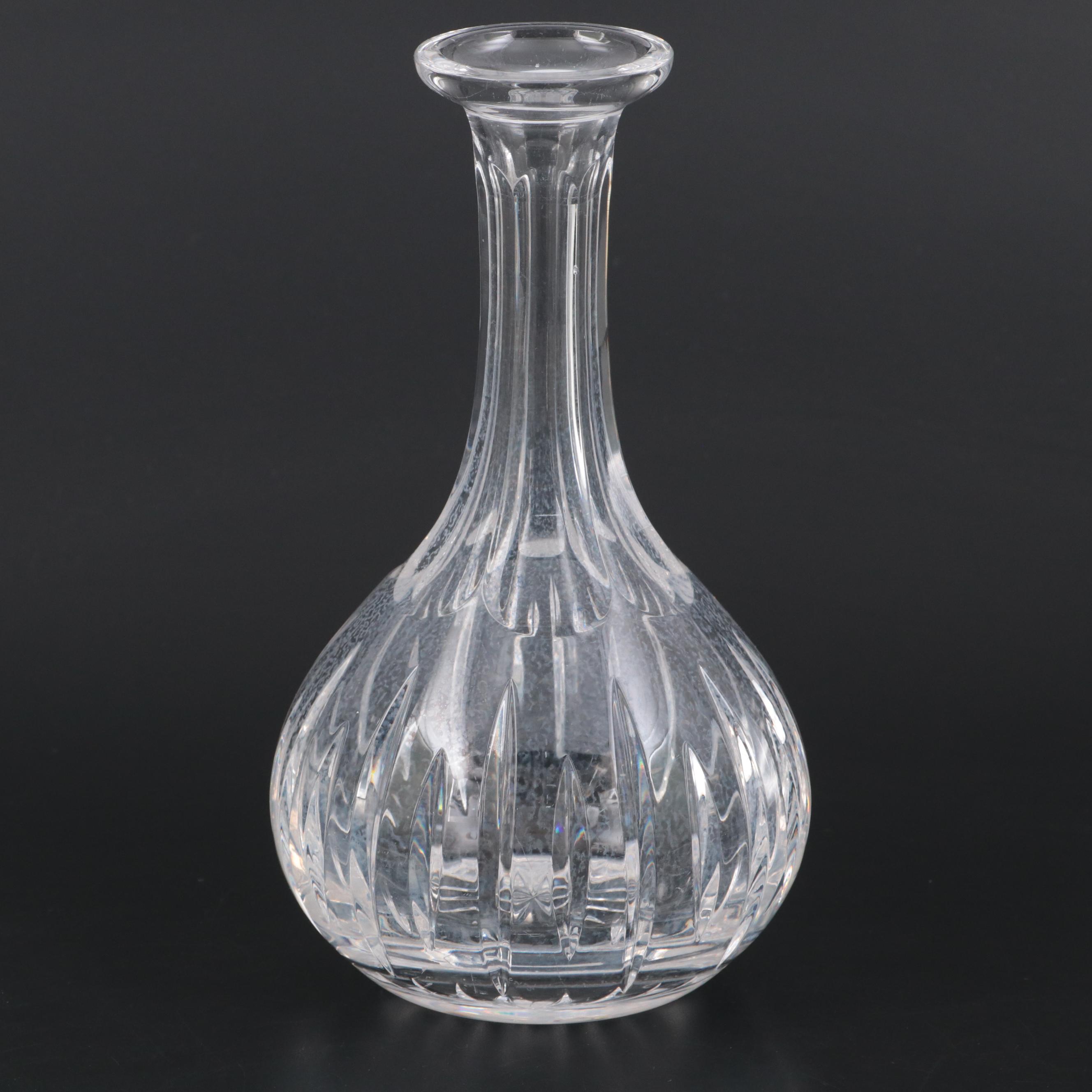 Atlantis Crystal Decanter with Bar Glasses and Glass Tableware