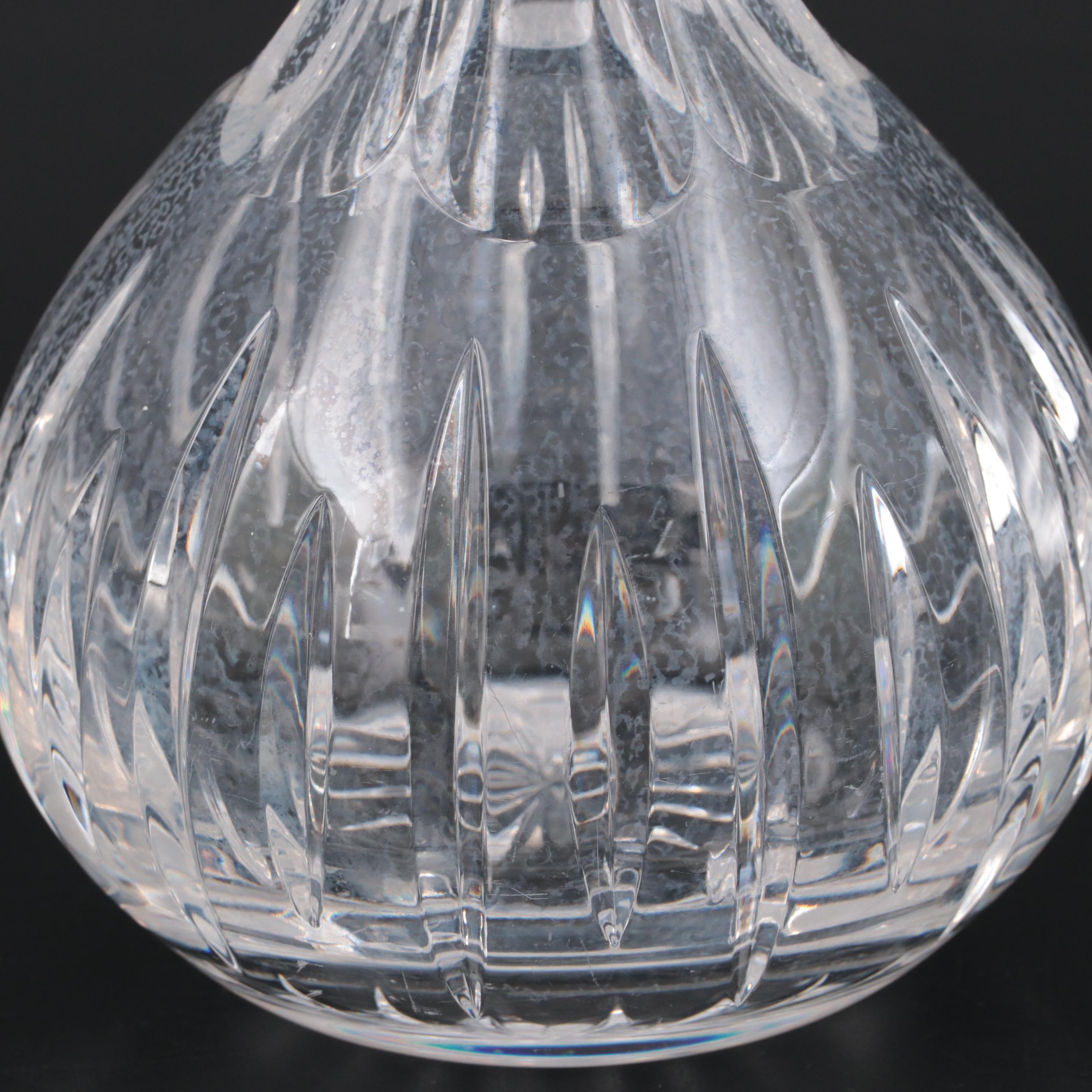 Atlantis Crystal Decanter with Bar Glasses and Glass Tableware