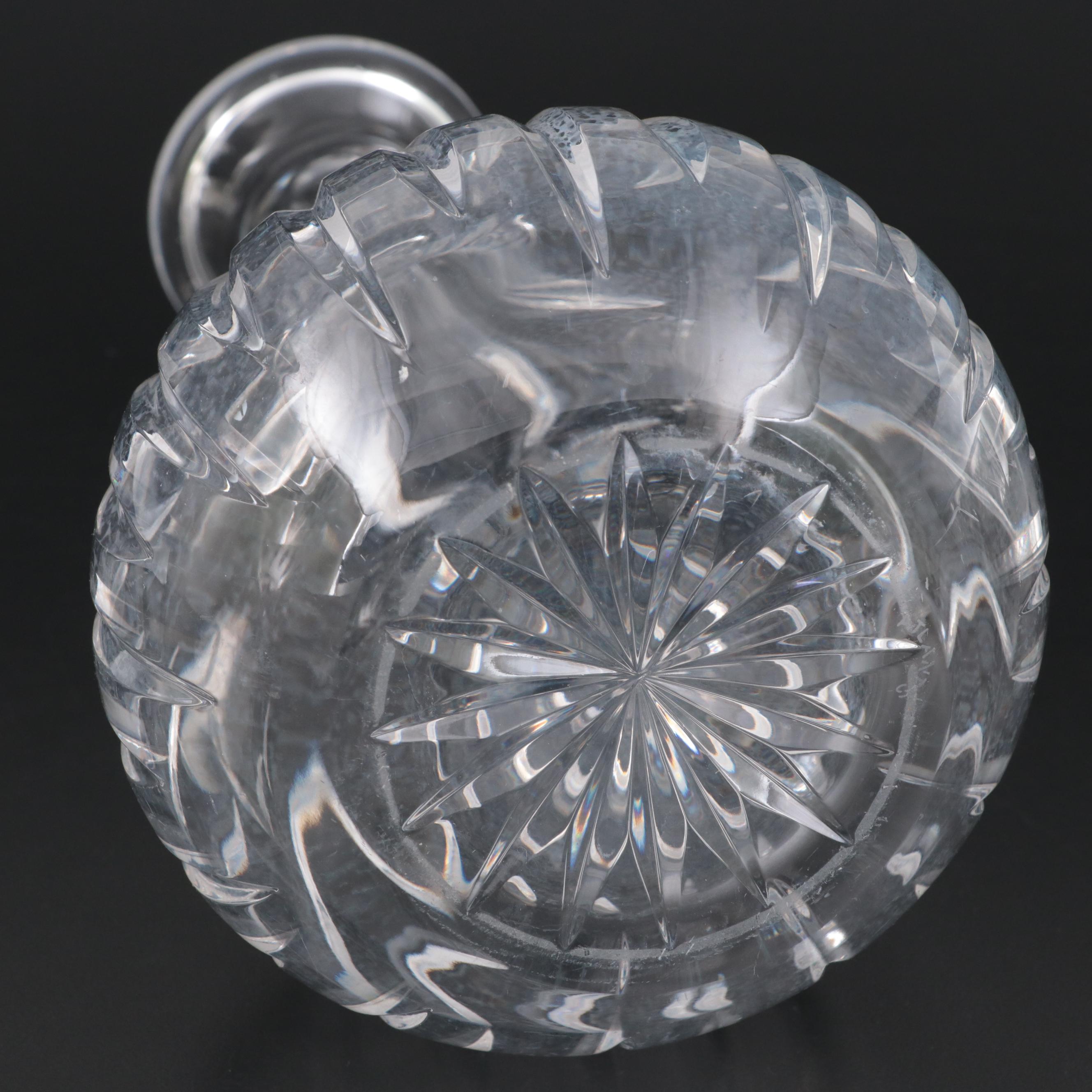 Atlantis Crystal Decanter with Bar Glasses and Glass Tableware