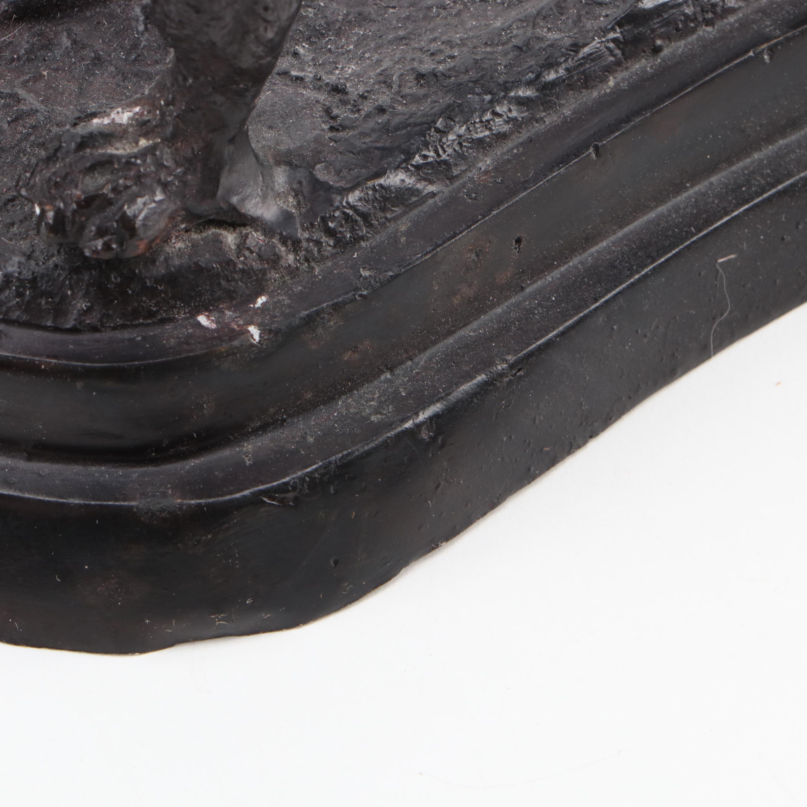 Maitland Smith Cast Metal Retrievers Figurine