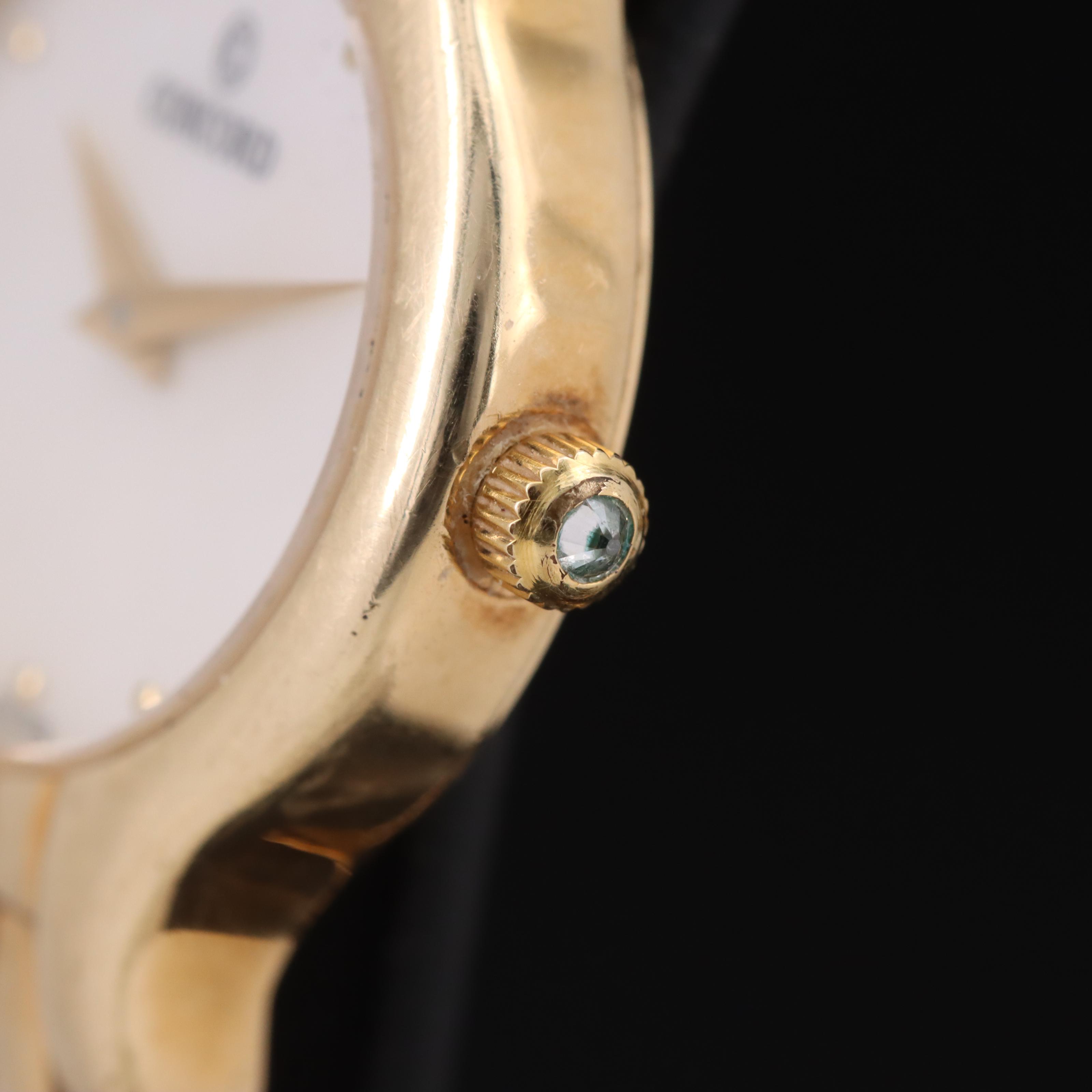 14K Concord Mother-Of-Pearl Dial Watch