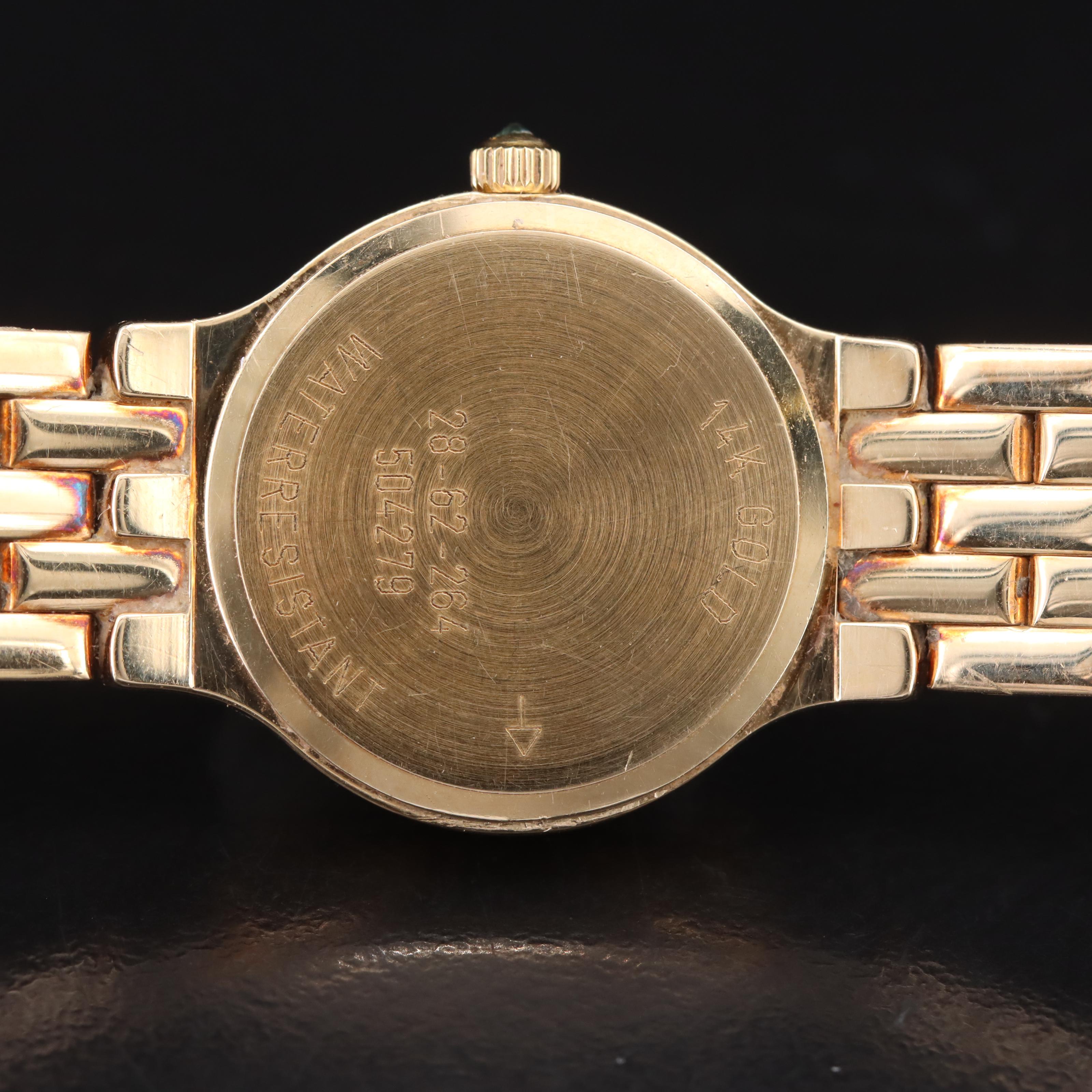 14K Concord Mother-Of-Pearl Dial Watch