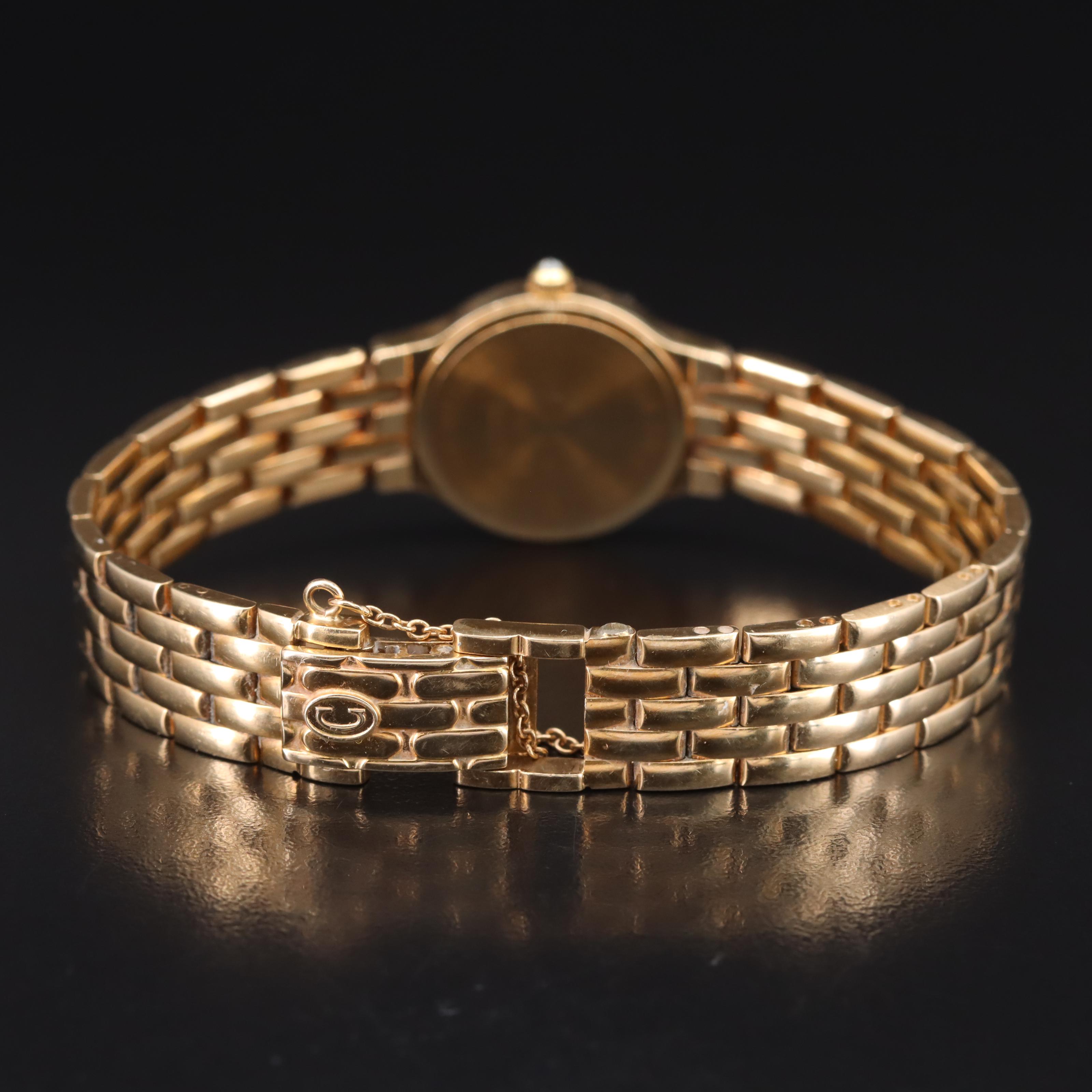 14K Concord Mother-Of-Pearl Dial Watch