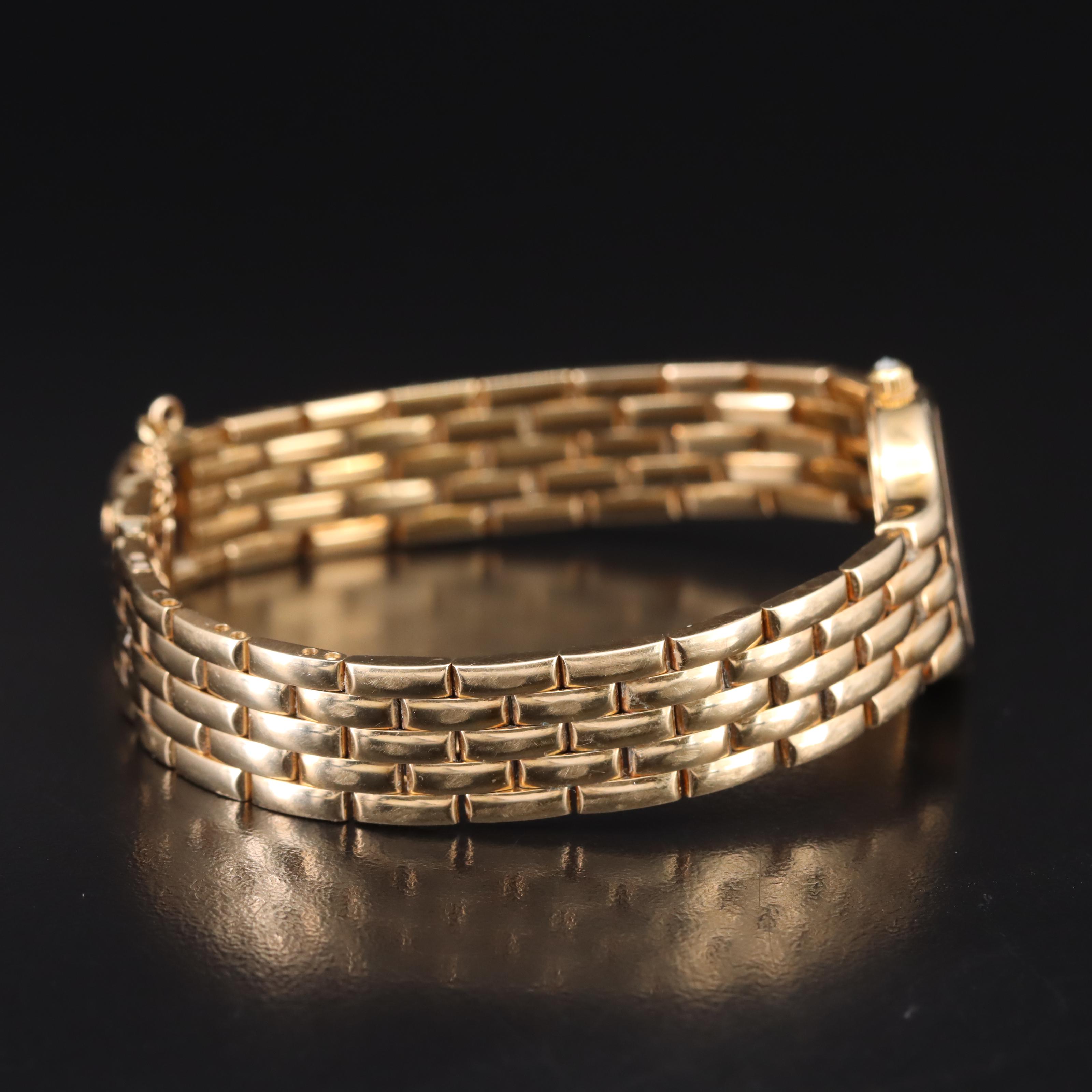 14K Concord Mother-Of-Pearl Dial Watch