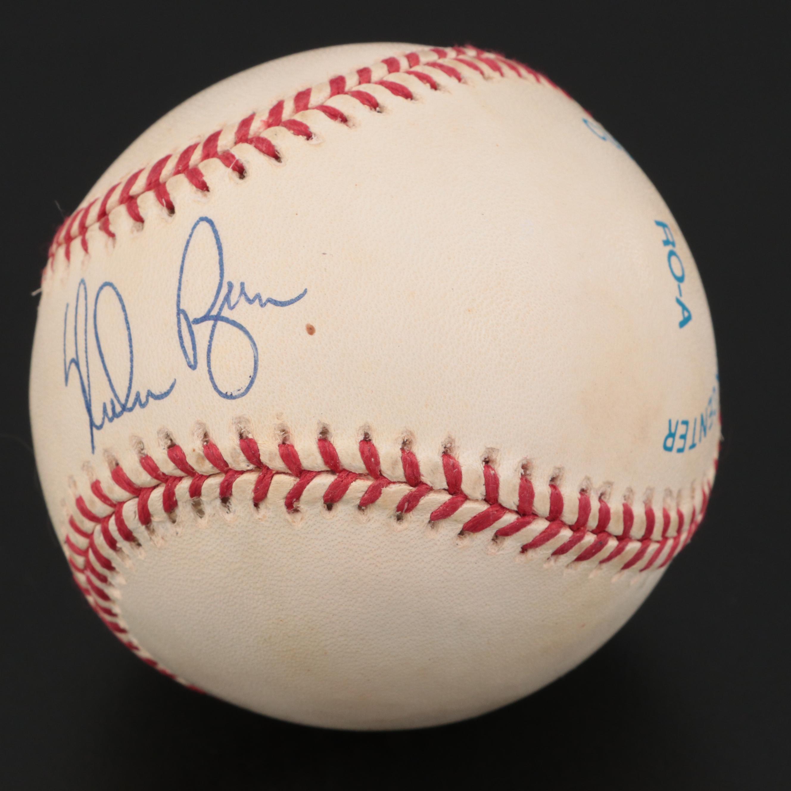 Nolan Ryan Signed Official American League Rawlings Baseball