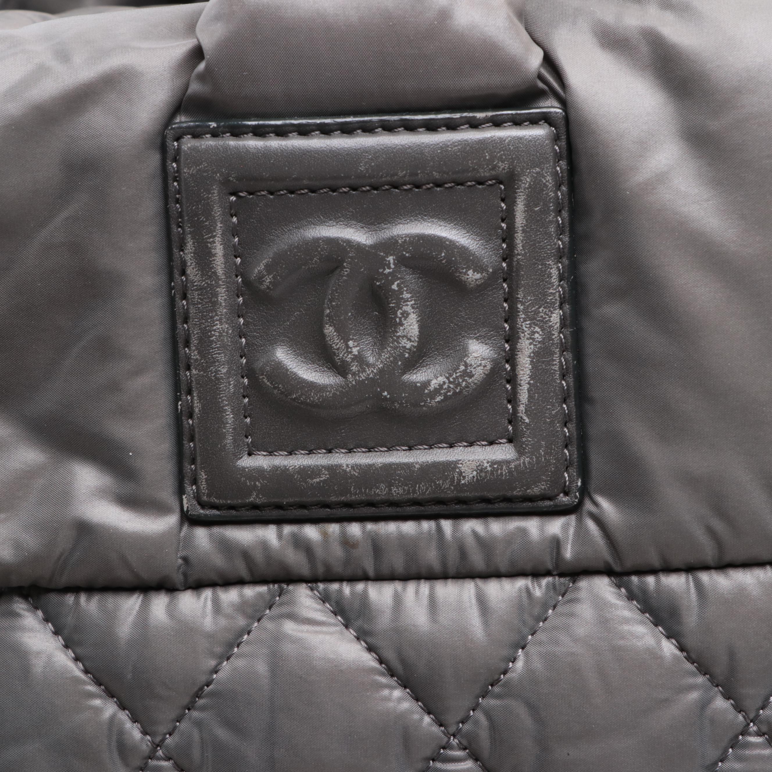 Chanel Cocoon Quilted Nylon Tote