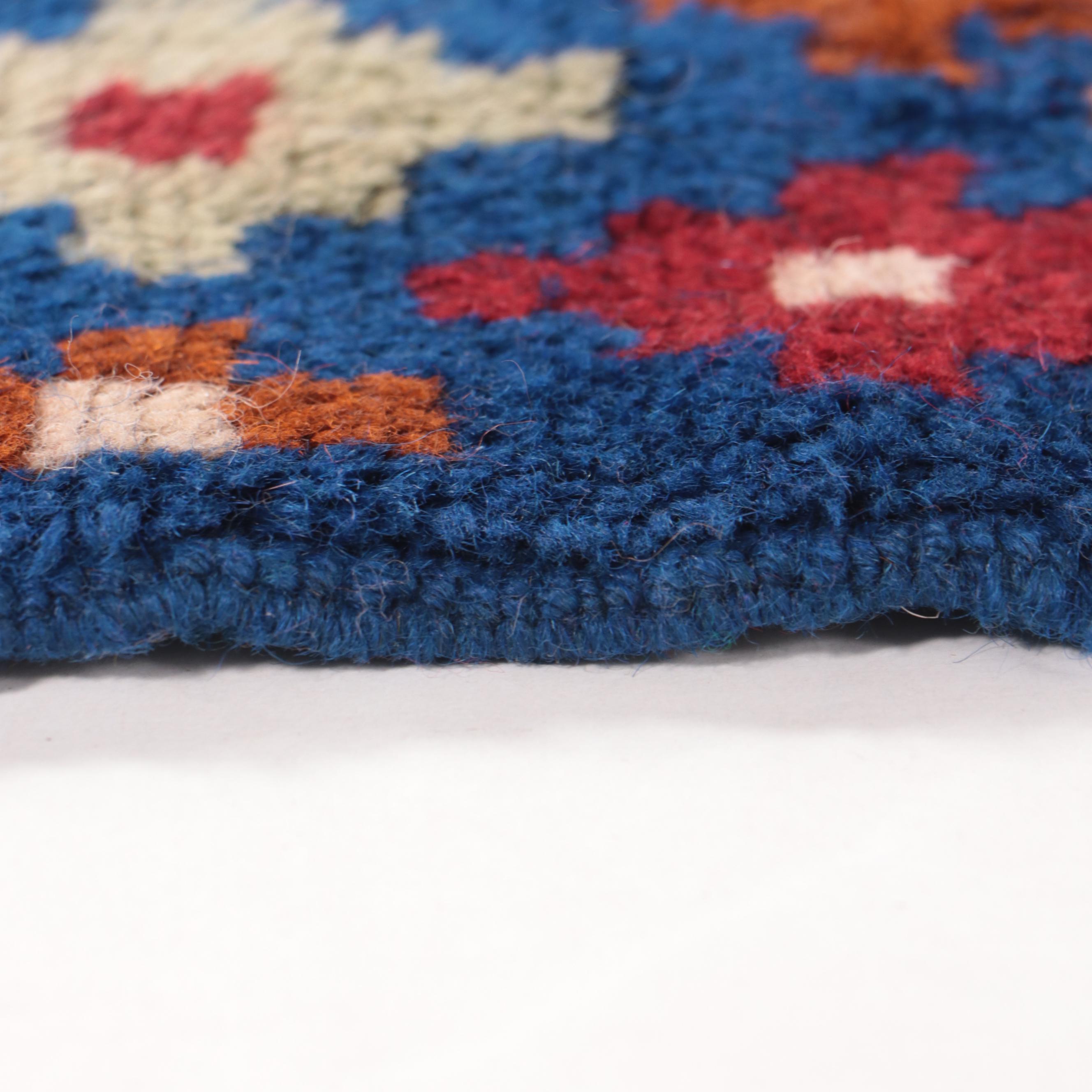 3'10 x 6'2 Hand-Knotted Indo-Persian Gabbeh Area Rug