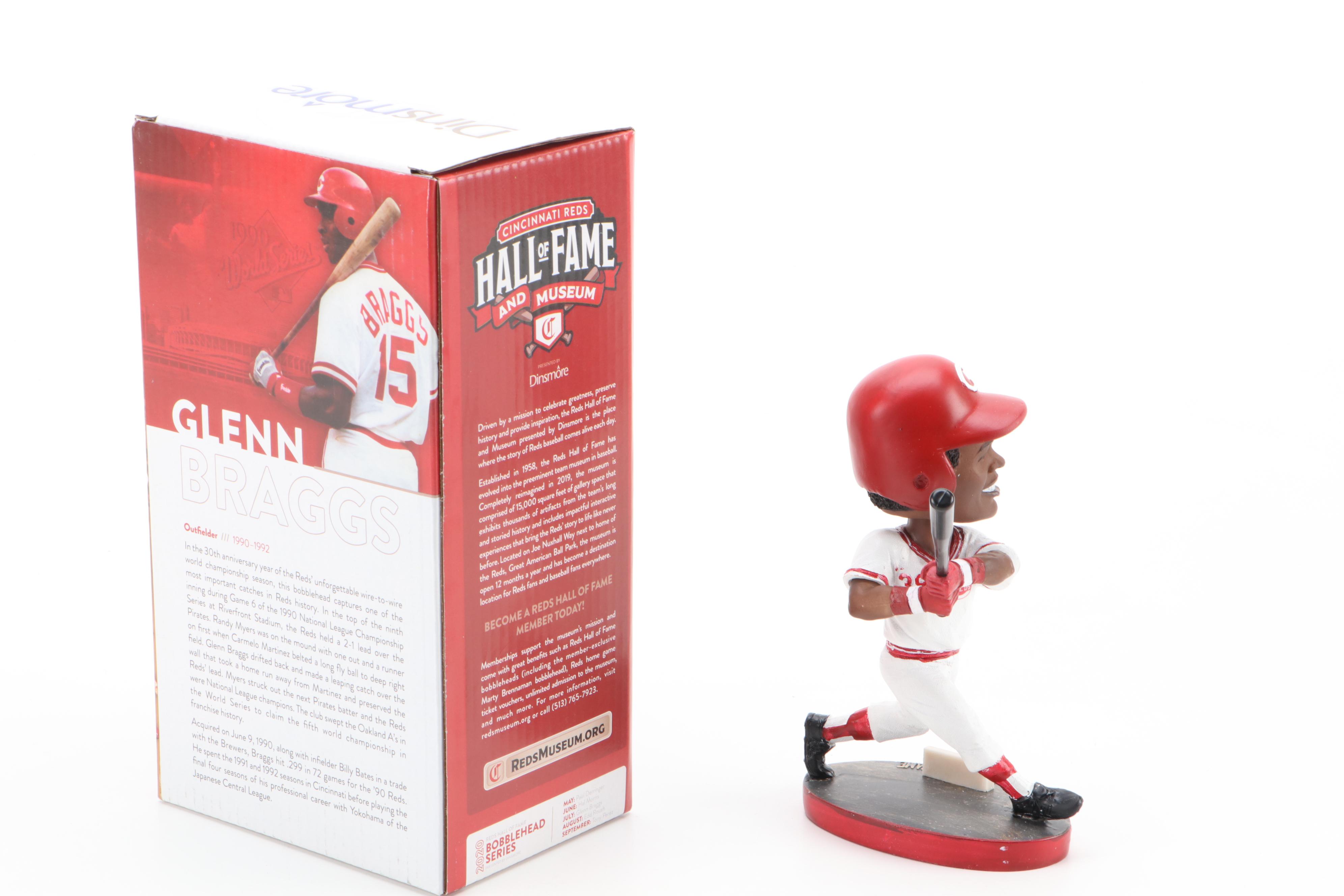 Tony Perez and Other Cincinnati Reds Bobbleheads, with Dave Parker, Hal Morris