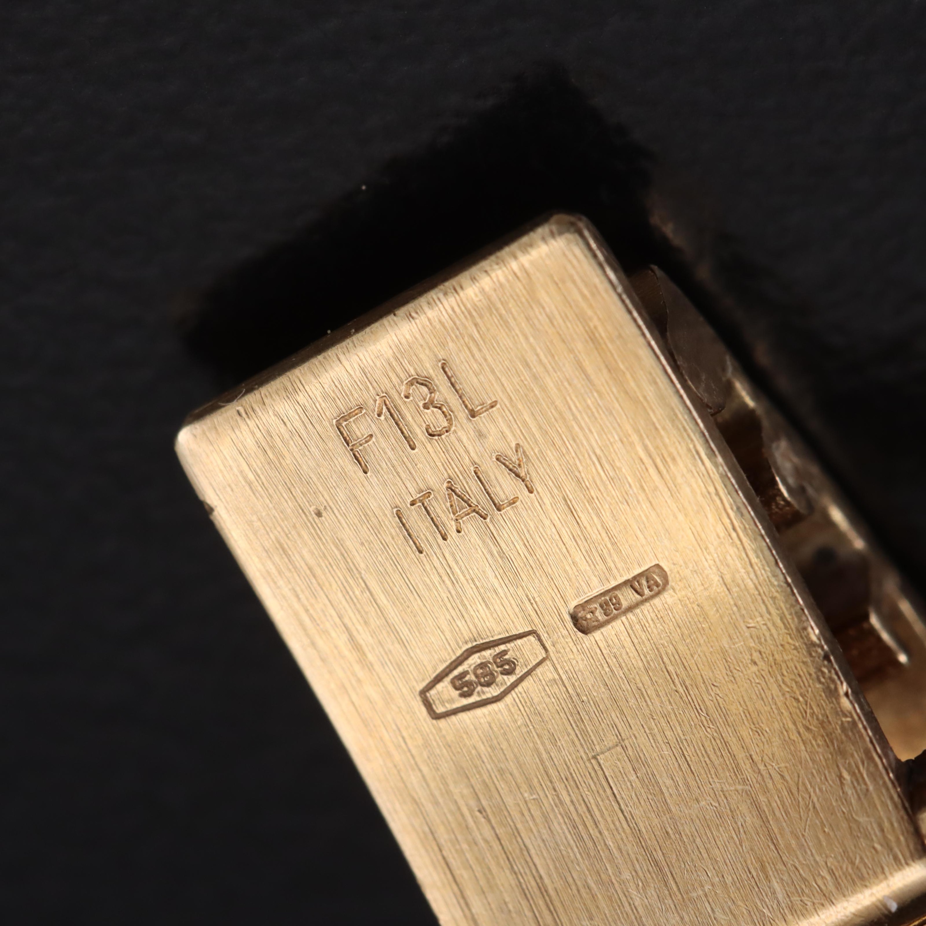 14K Concord Mother-Of-Pearl Dial Watch