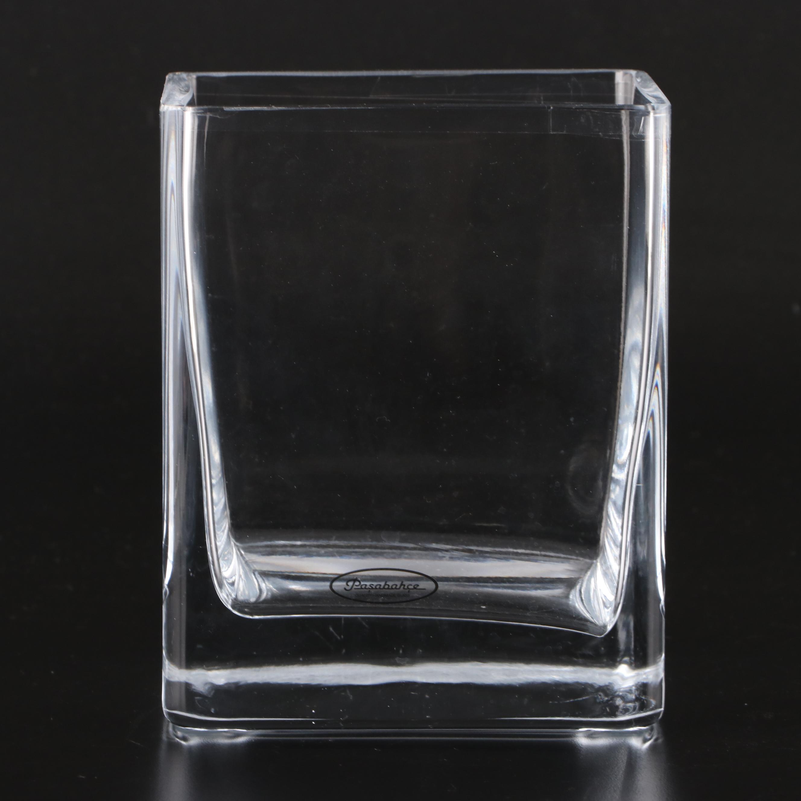 Littala "Sointu" Glass Vase with Other Glass Vases, Mid to Late 20th Century
