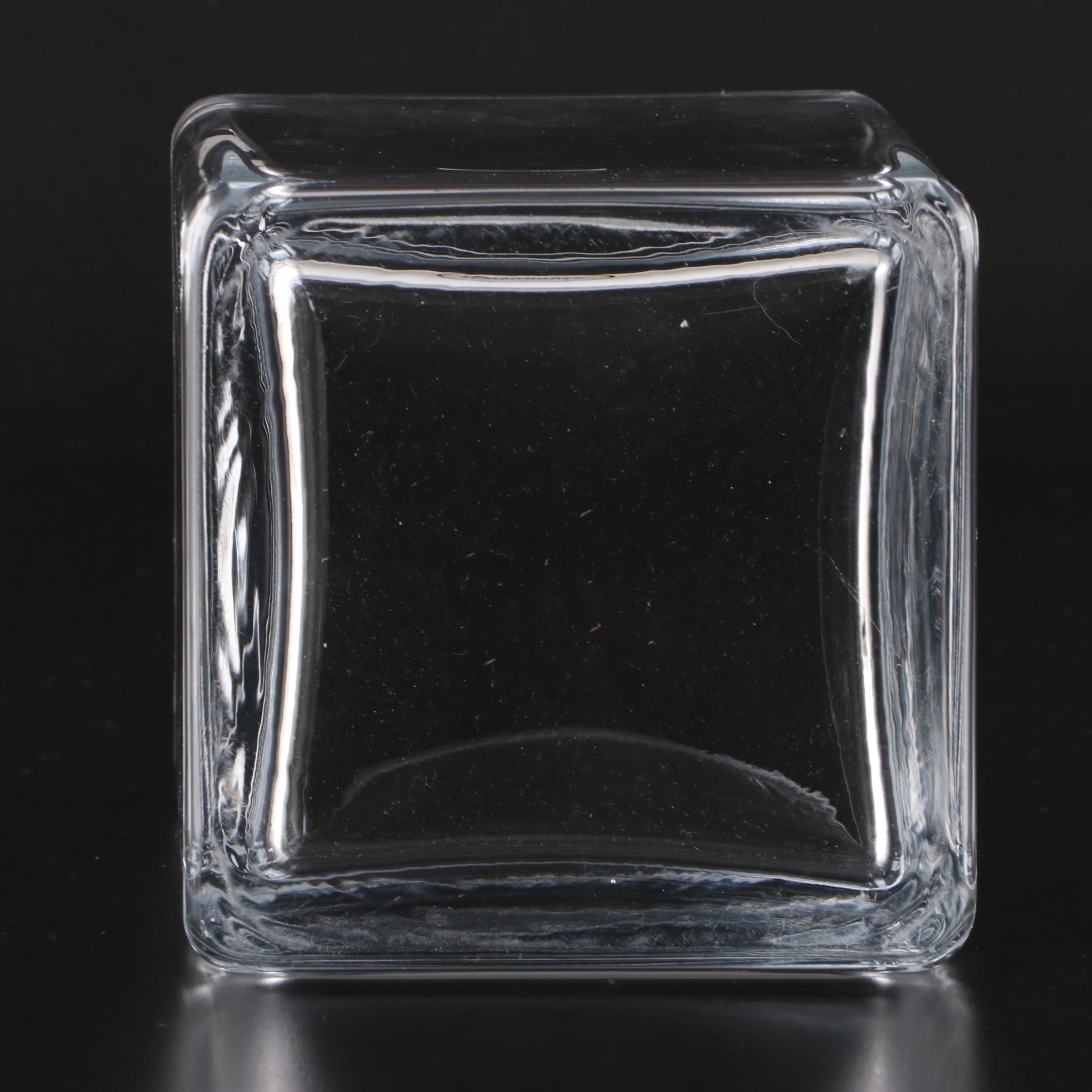 Littala "Sointu" Glass Vase with Other Glass Vases, Mid to Late 20th Century