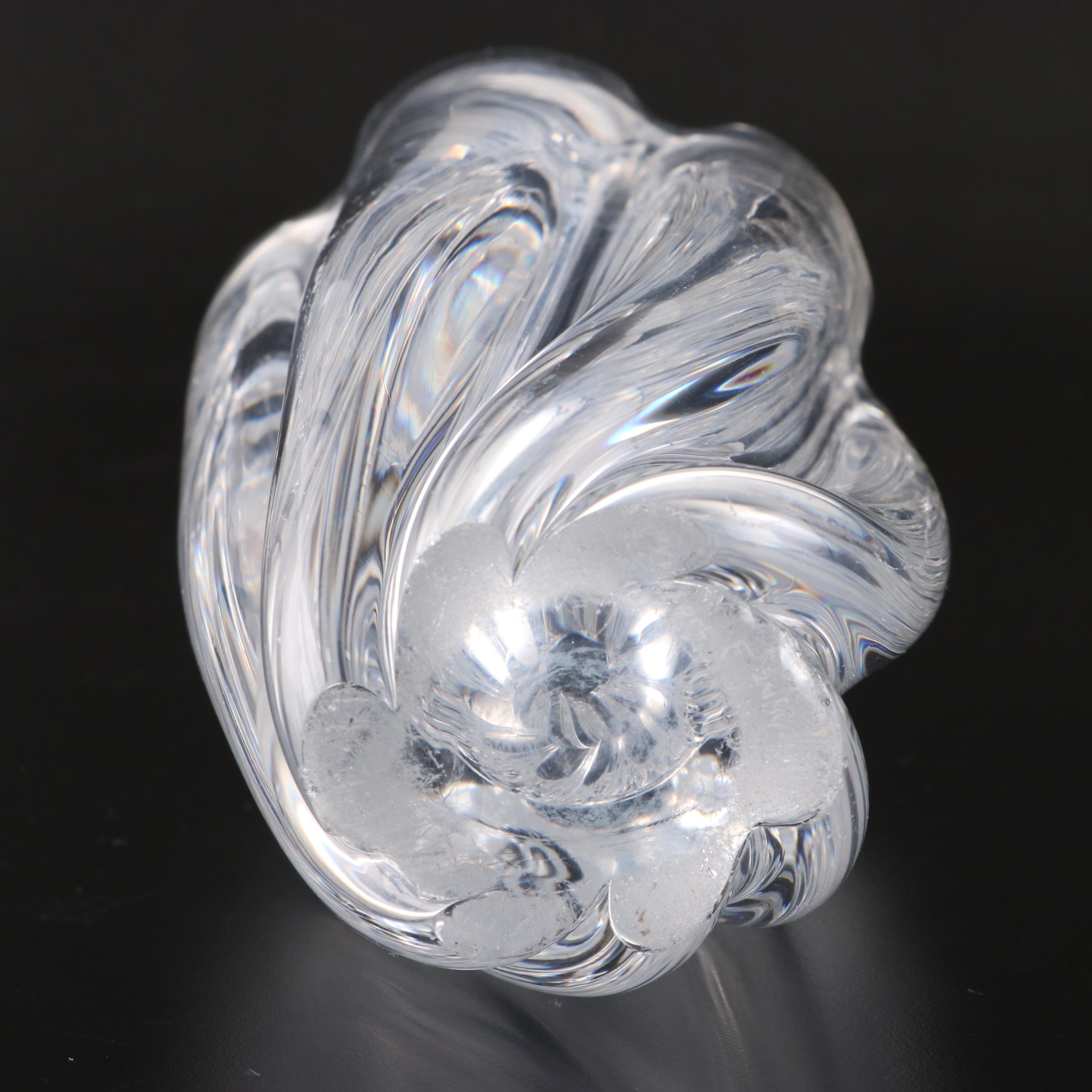 Littala "Sointu" Glass Vase with Other Glass Vases, Mid to Late 20th Century