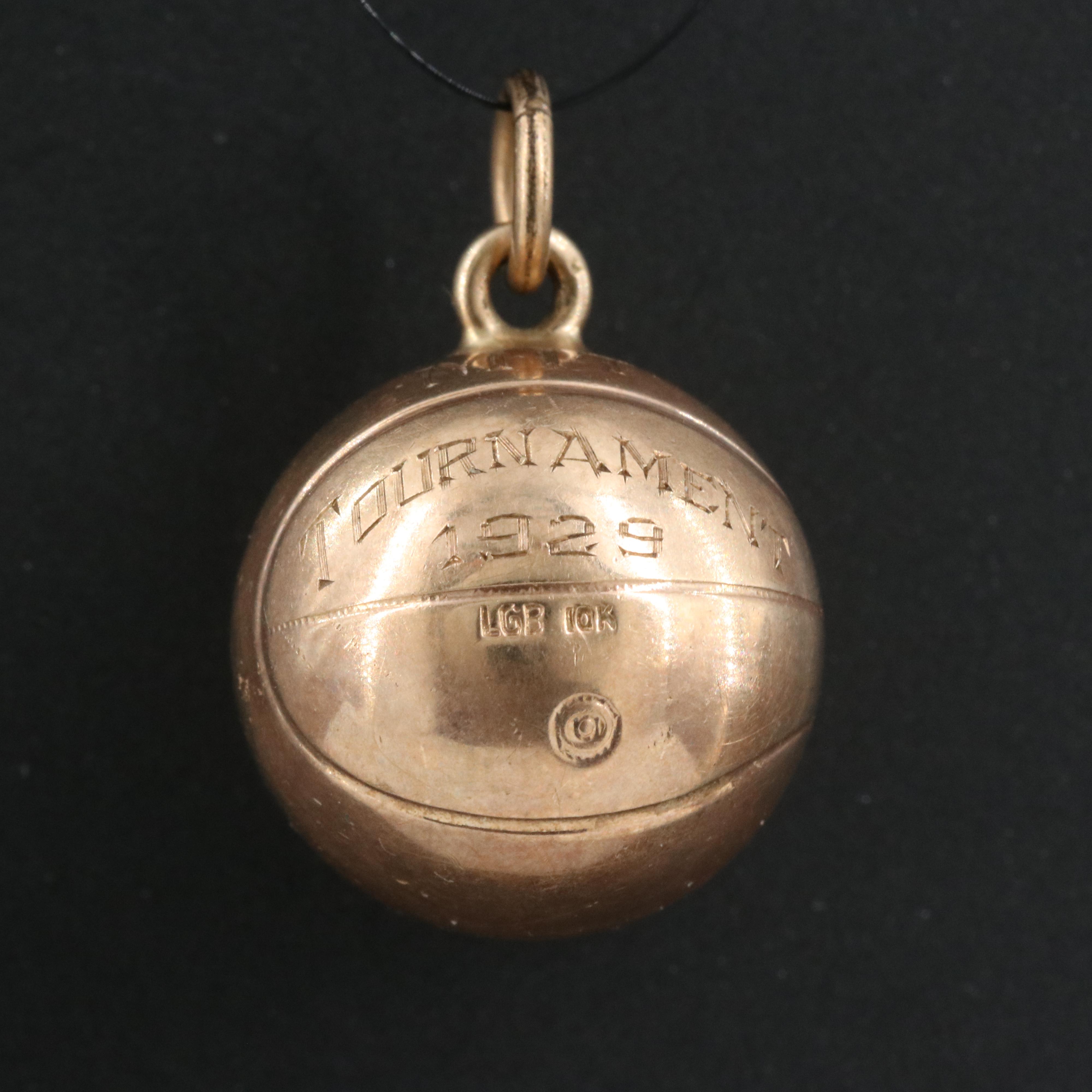 10K Basketball Charm