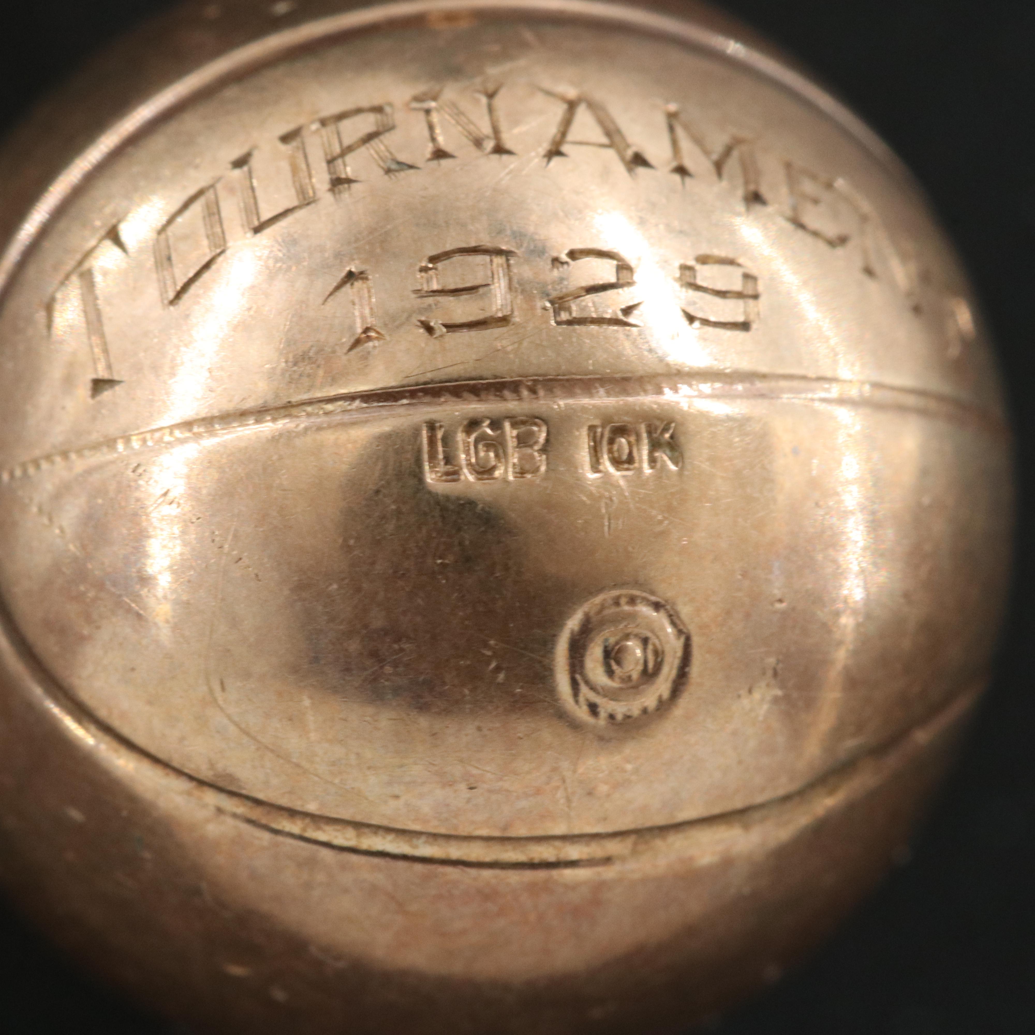 10K Basketball Charm