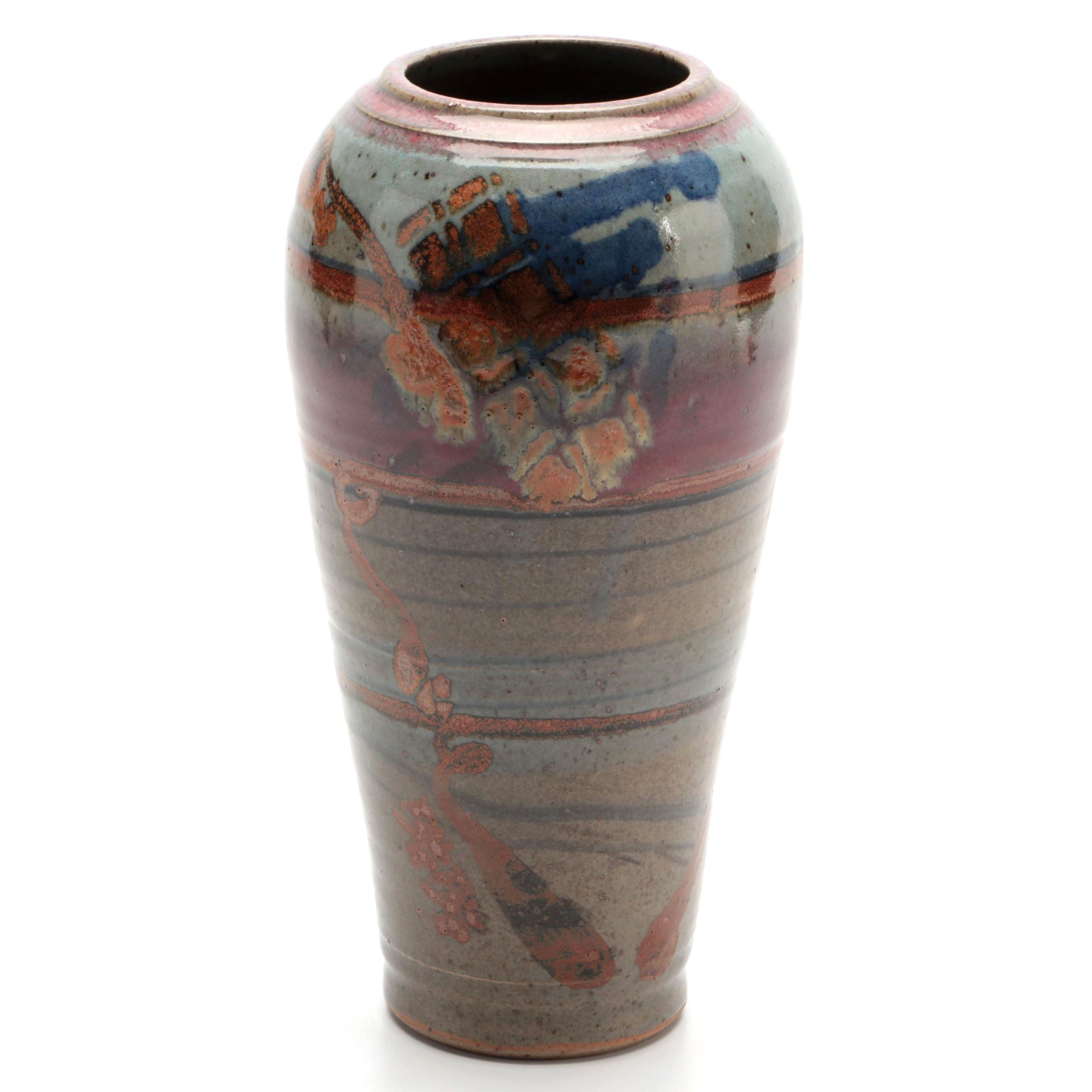 Wheel Thrown Stoneware Vase