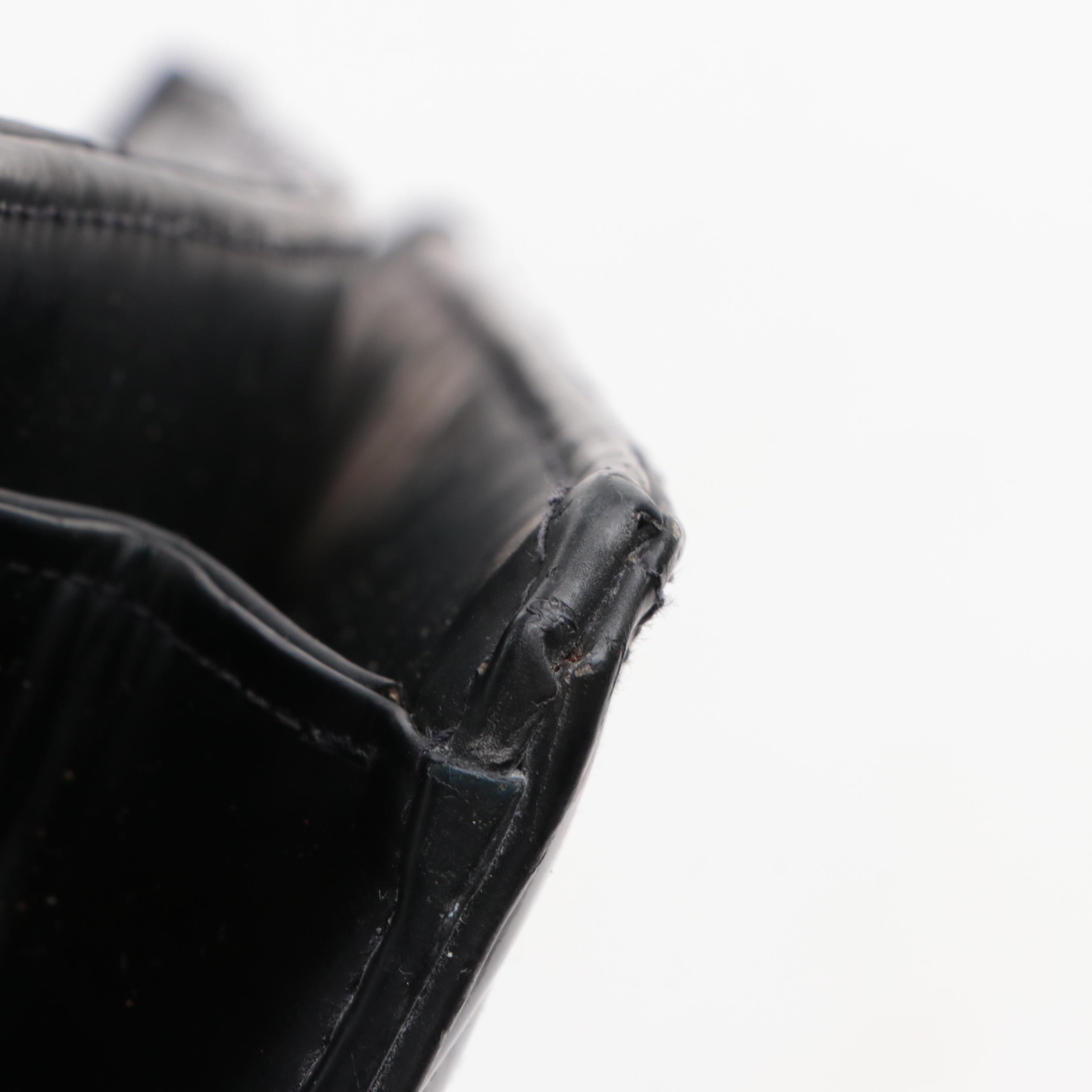 Chanel Diamond Quilted Patent Leather Handbag