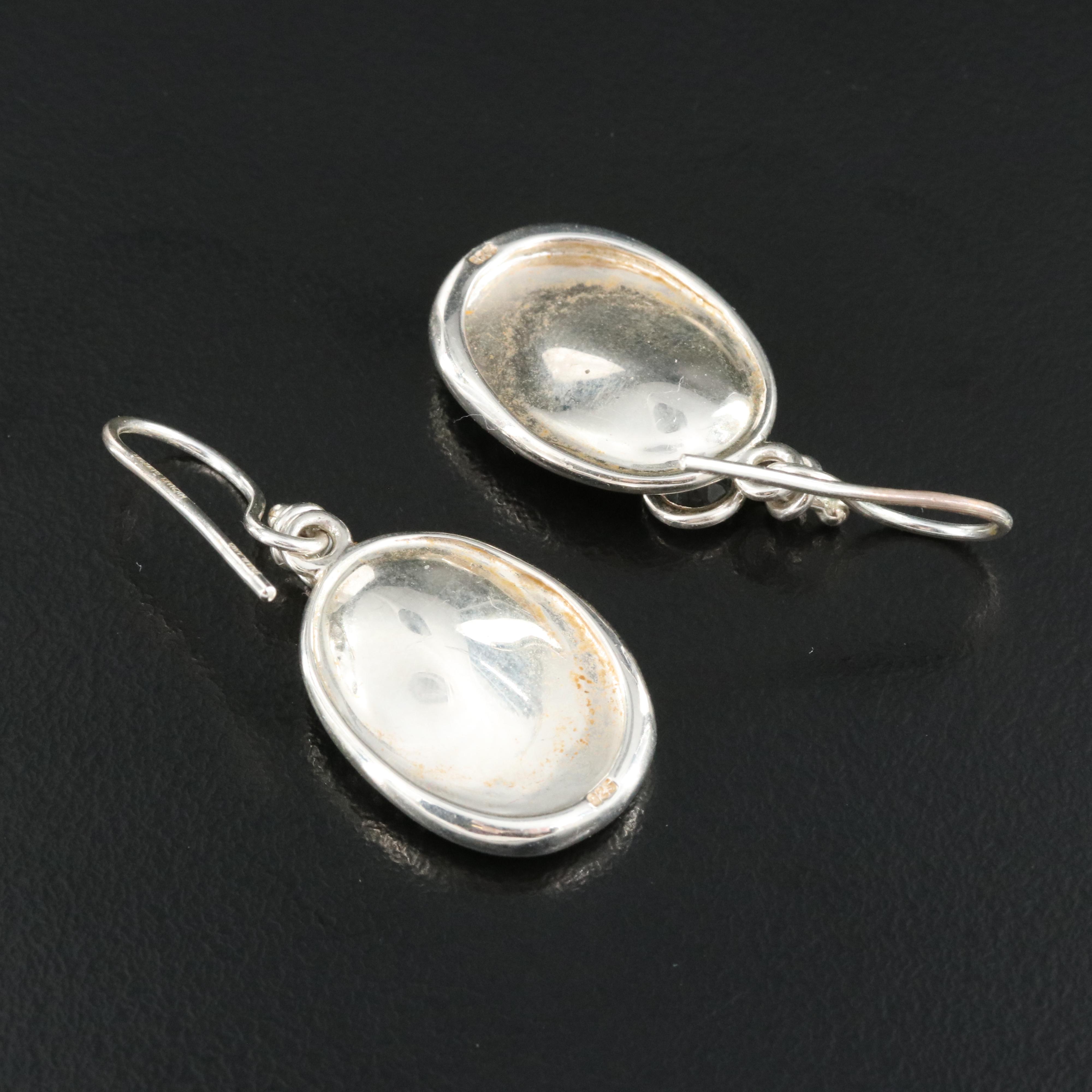 Michael Dawkins Sterling Topaz Earrings