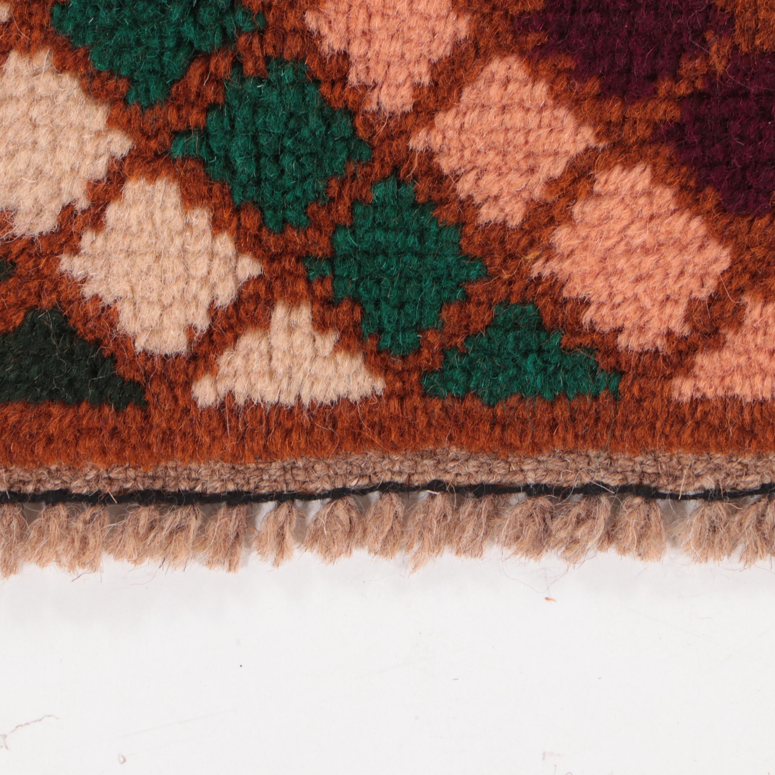 4' x 6'2 Hand-Knotted Indo-Persian Gabbeh Area Rug