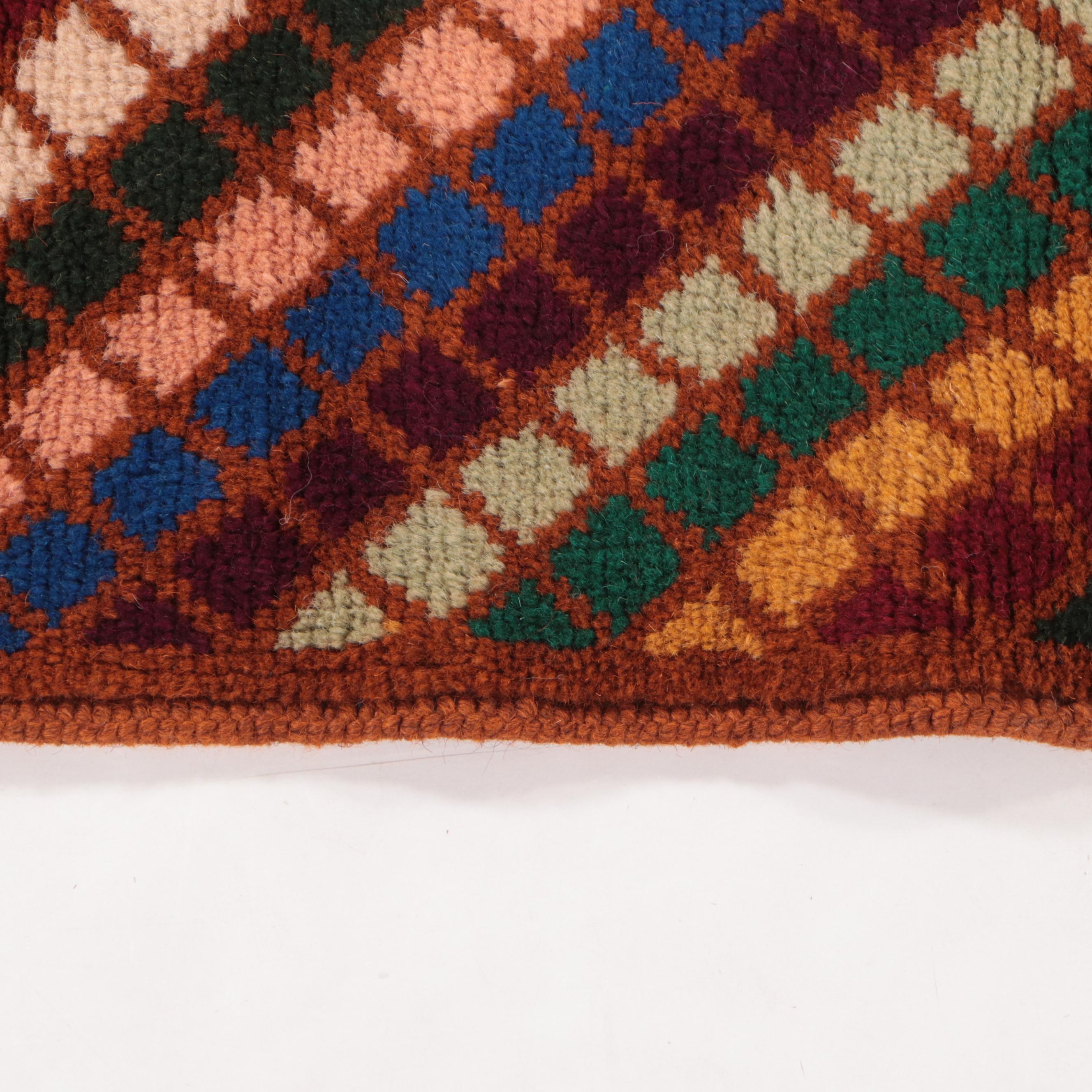 4' x 6'2 Hand-Knotted Indo-Persian Gabbeh Area Rug