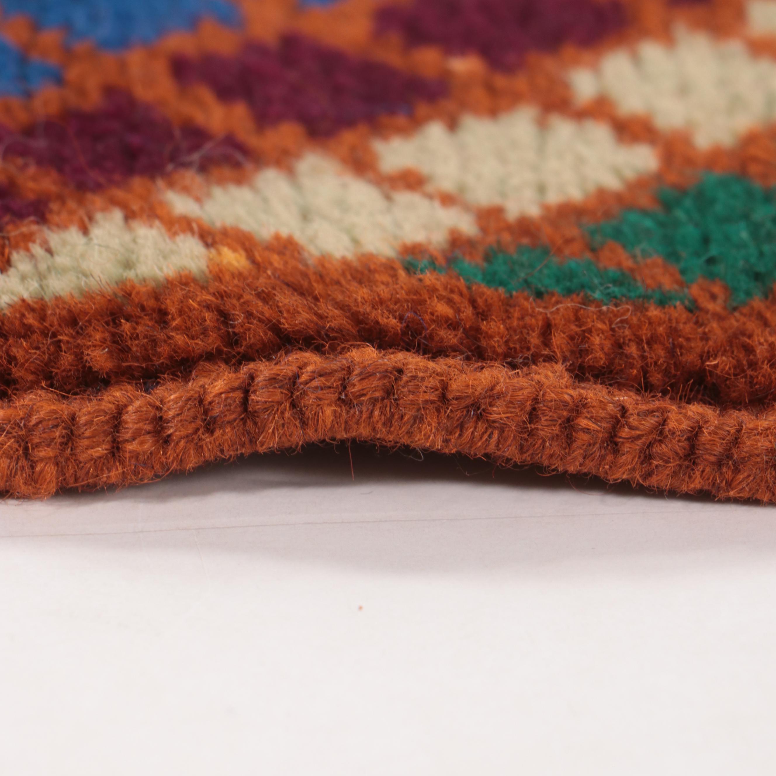 4' x 6'2 Hand-Knotted Indo-Persian Gabbeh Area Rug