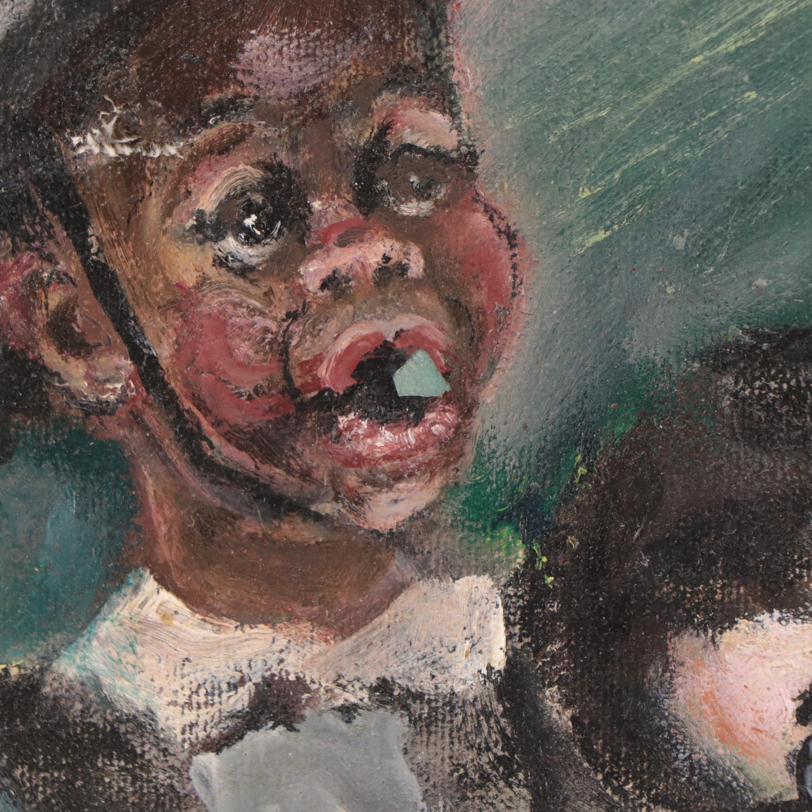 Marilyn Mars Oil Painting of Little Rascals Characters