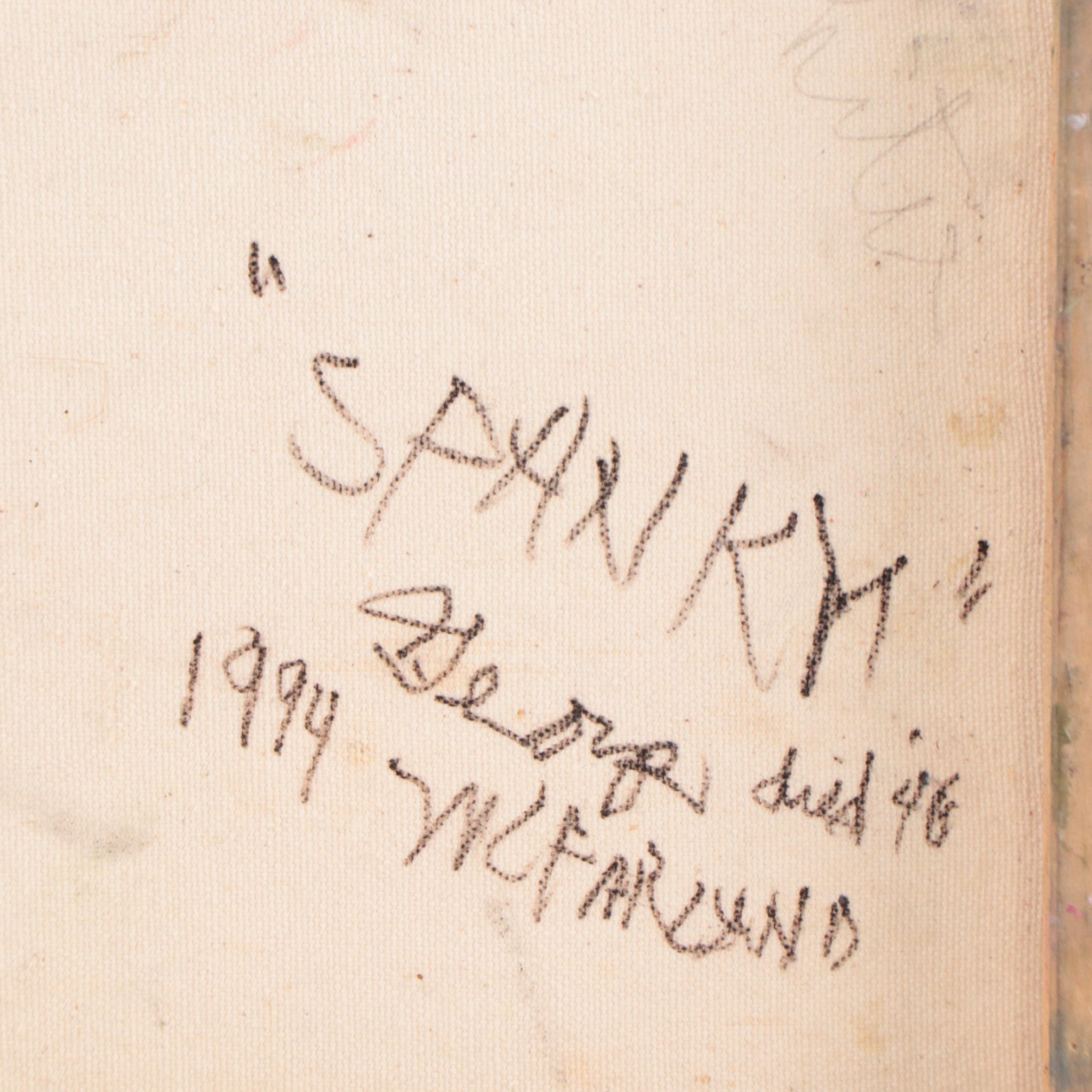 Marilyn Mars Oil Painting of Little Rascals Characters