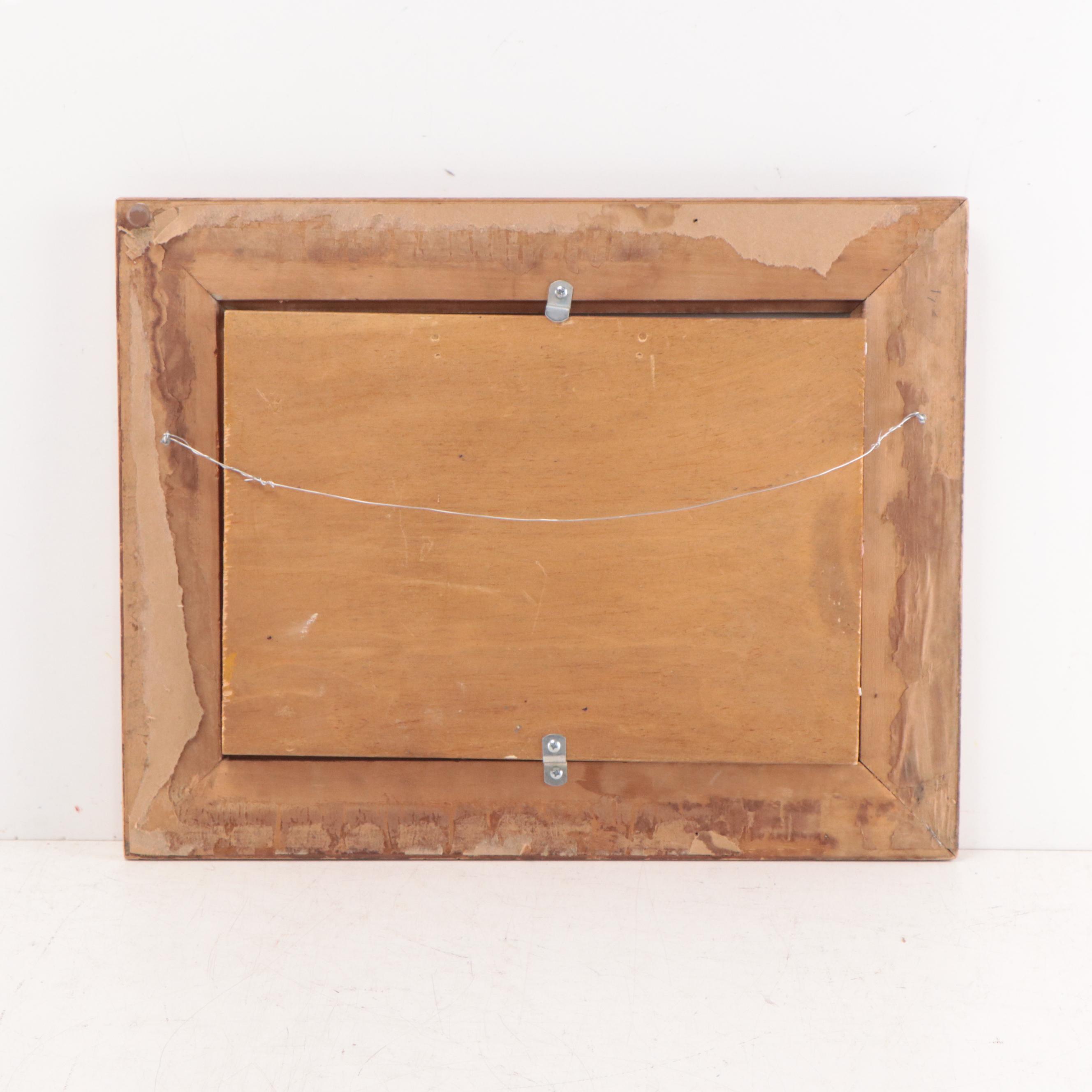 Oil Painting of Pig Portrait "A Prize Middle White Sow"