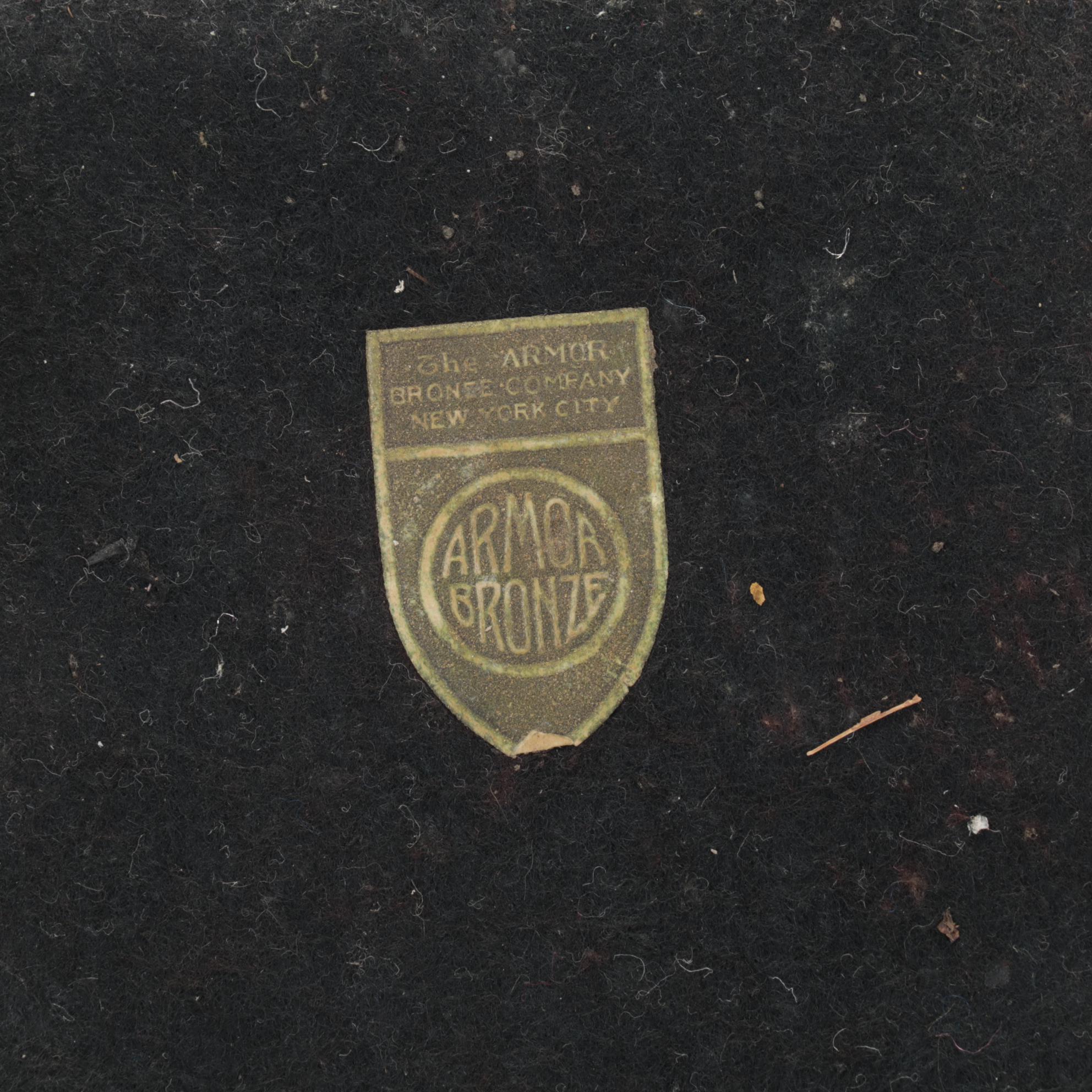 Armor Bronze Bookends with Other Decorative Boxes and Decor, 20th Century