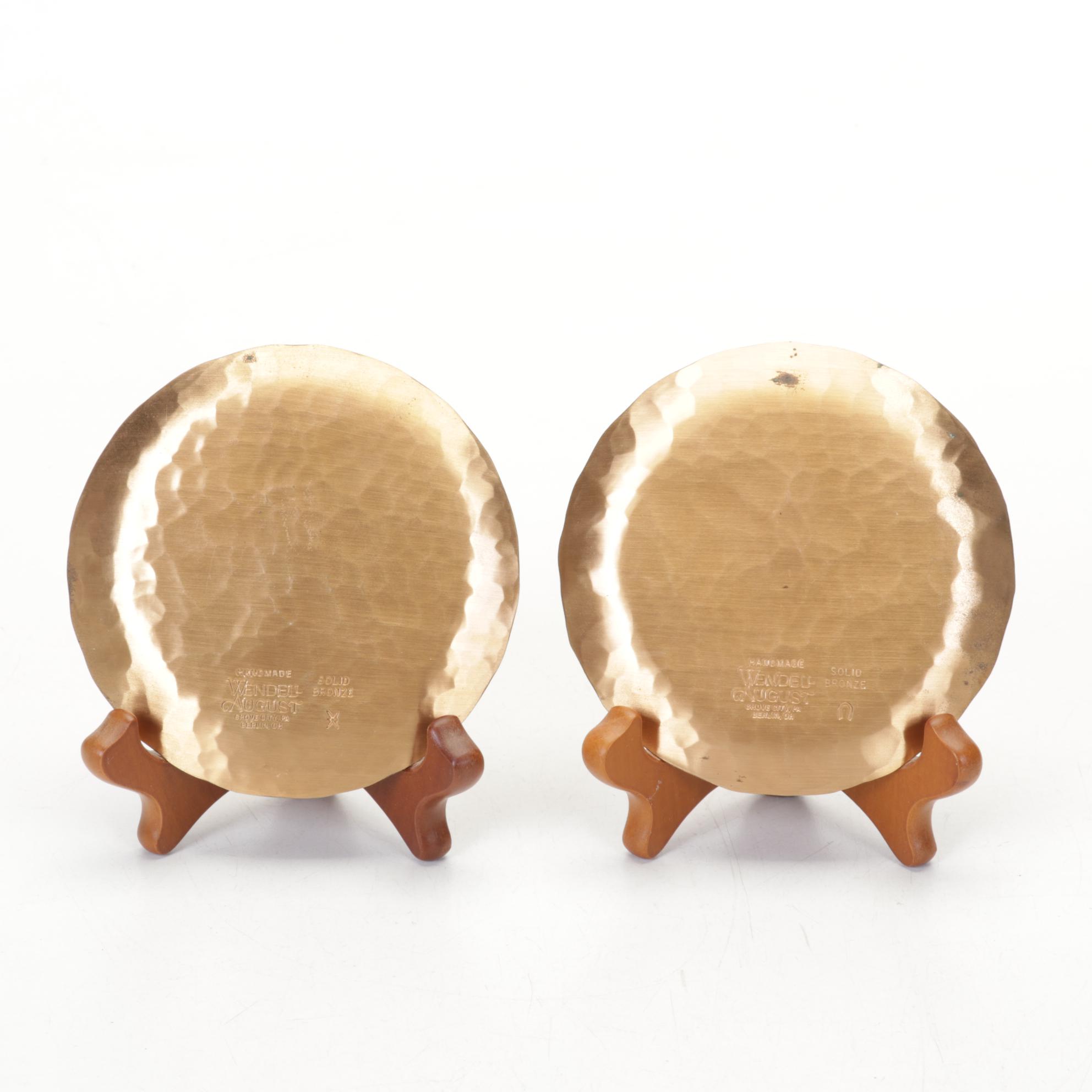 Armor Bronze Bookends with Other Decorative Boxes and Decor, 20th Century