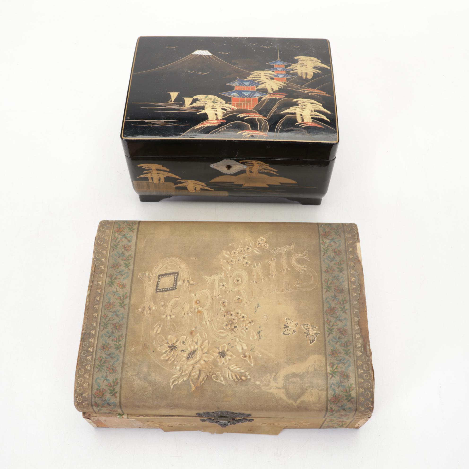 Armor Bronze Bookends with Other Decorative Boxes and Decor, 20th Century