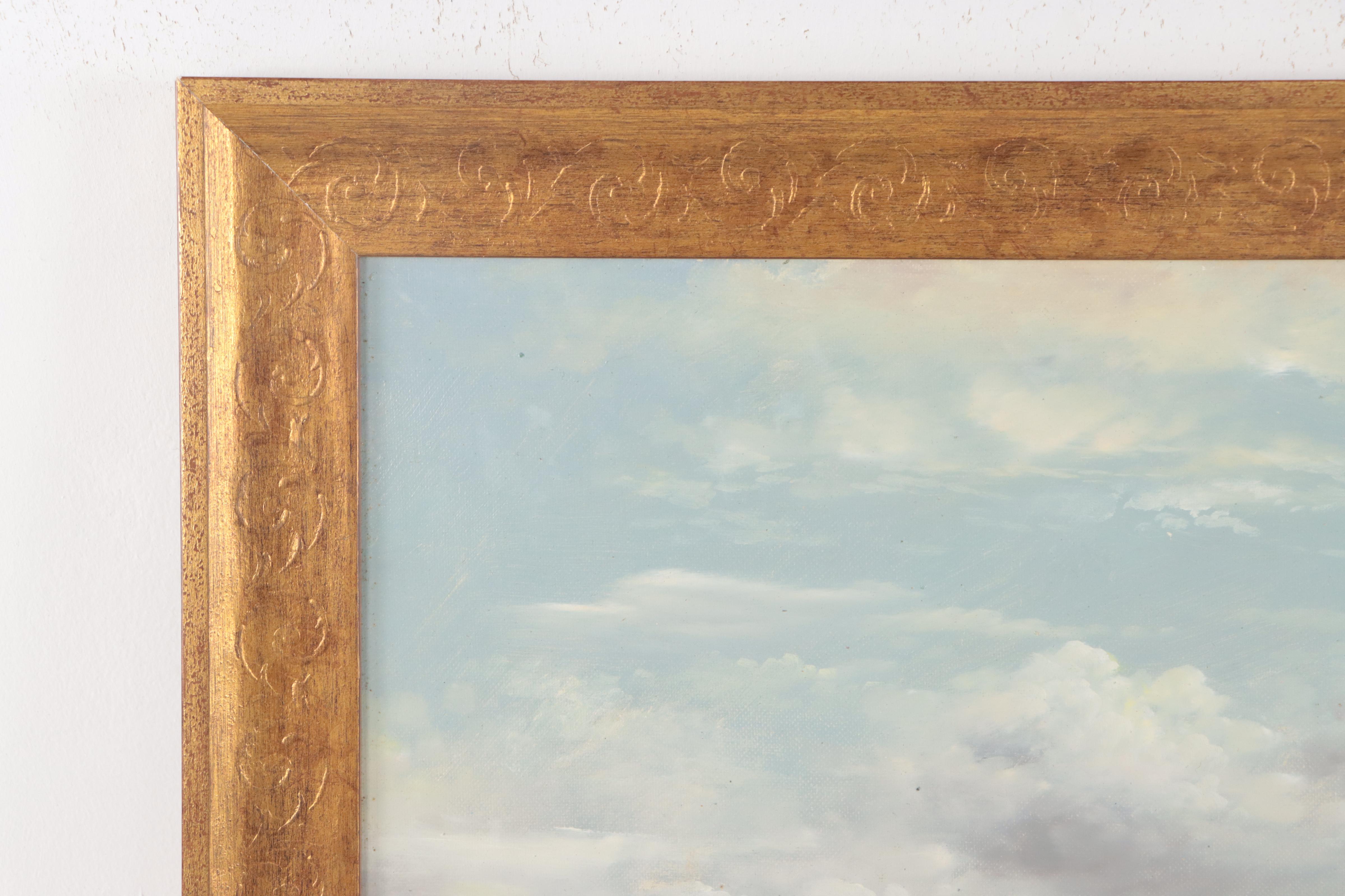 Landscape Oil Painting, Late 20th Century