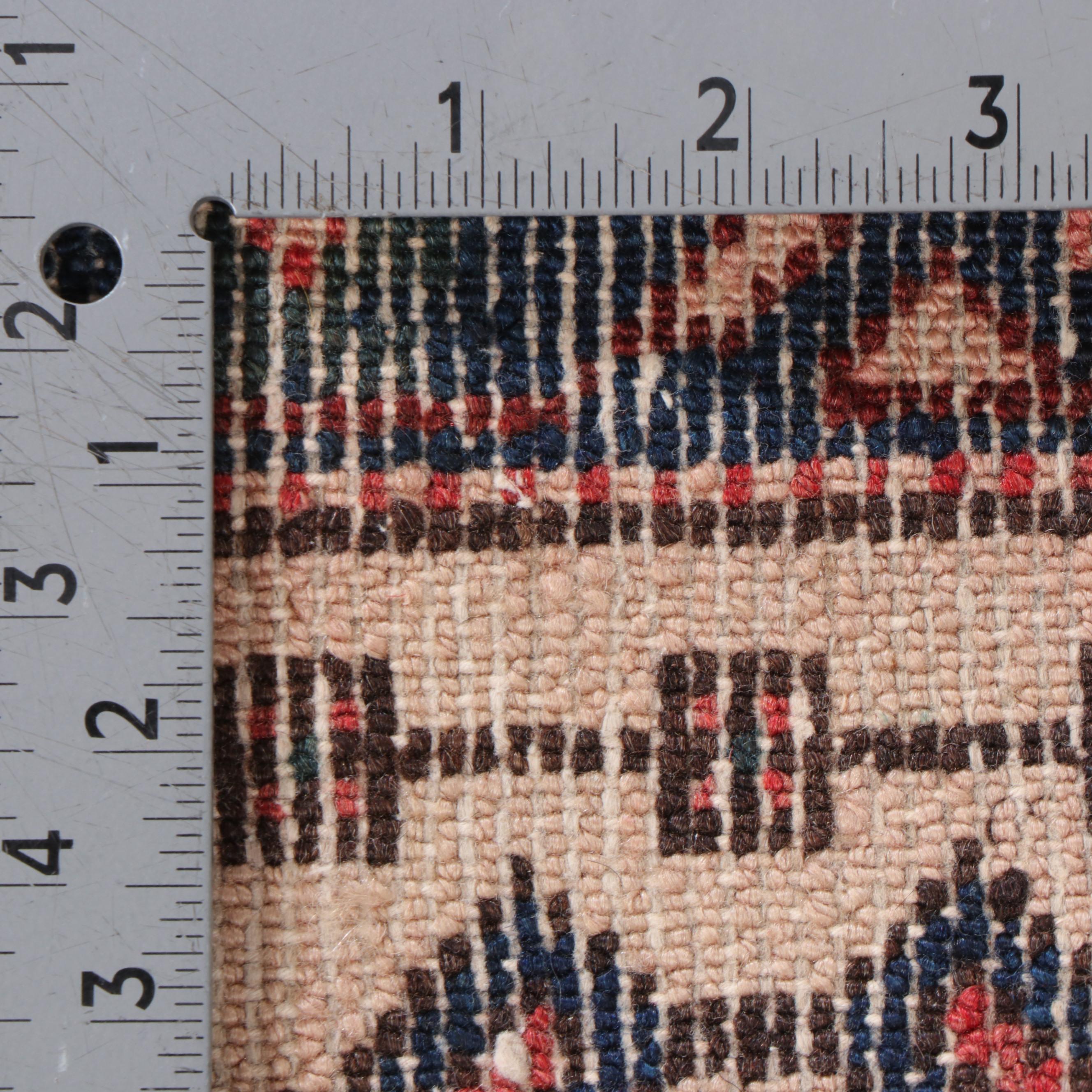 4'7 x 6'11 Hand-Knotted Persian Sirjan Area Rug