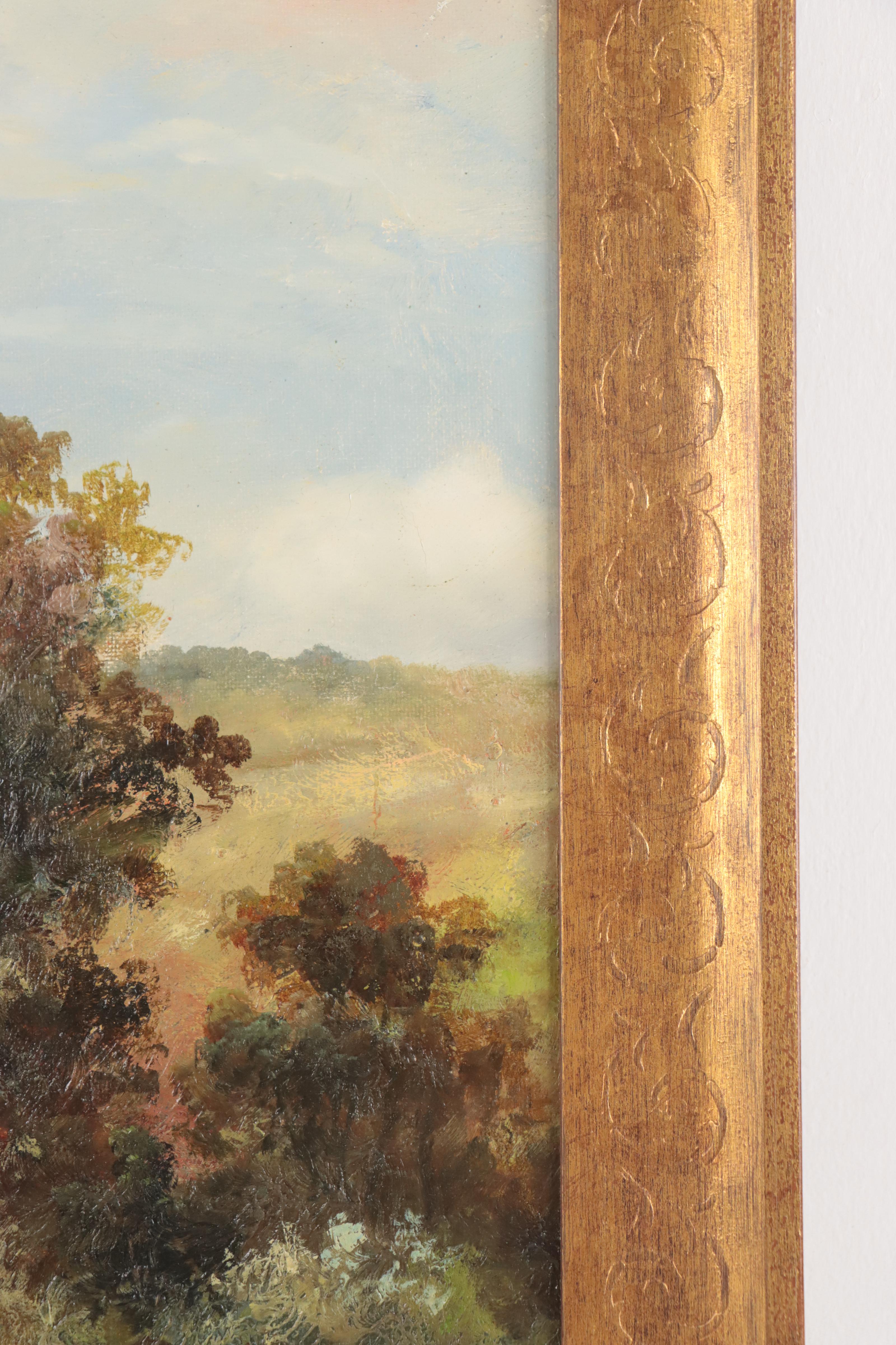 Landscape Oil Painting, Late 20th Century