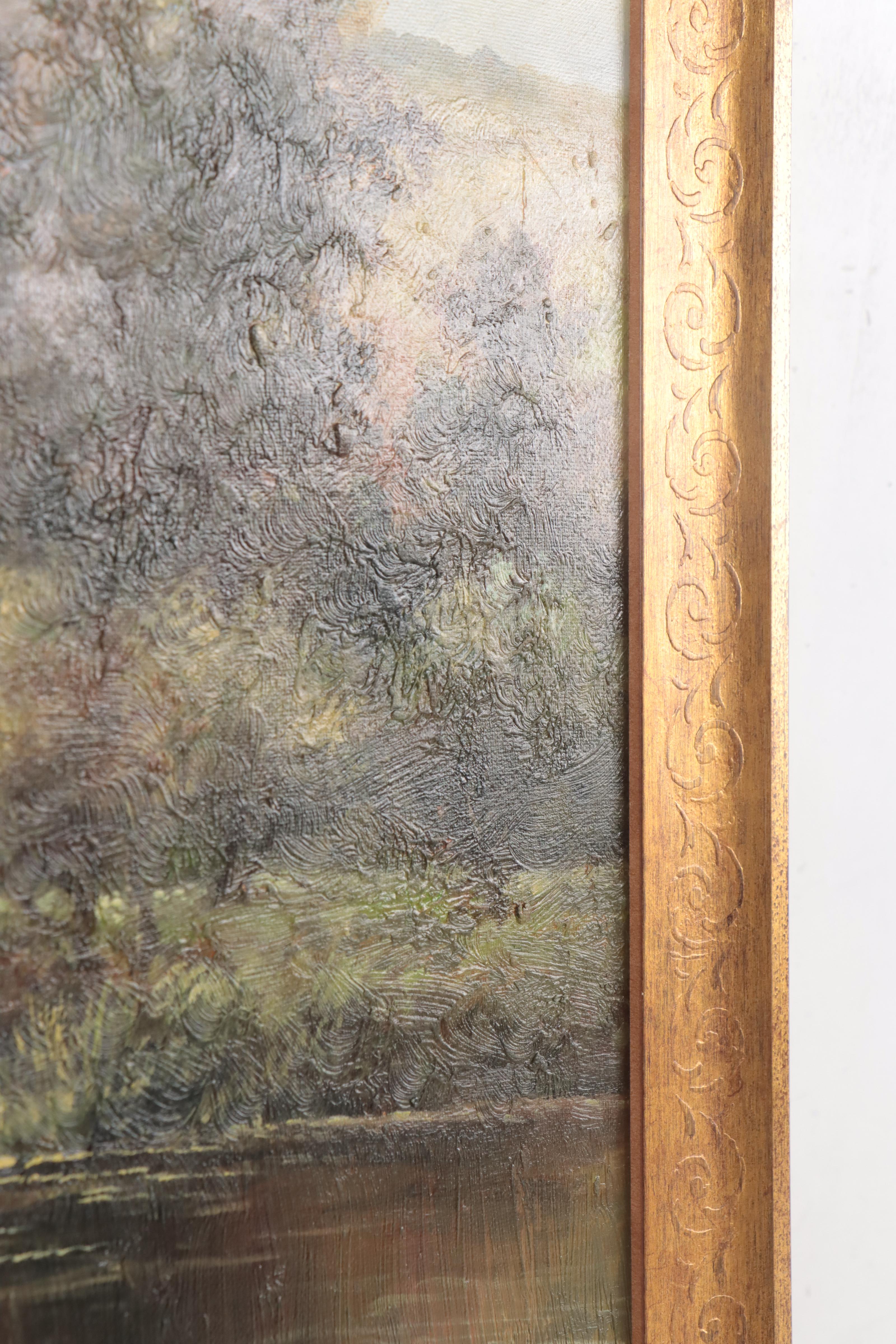 Landscape Oil Painting, Late 20th Century