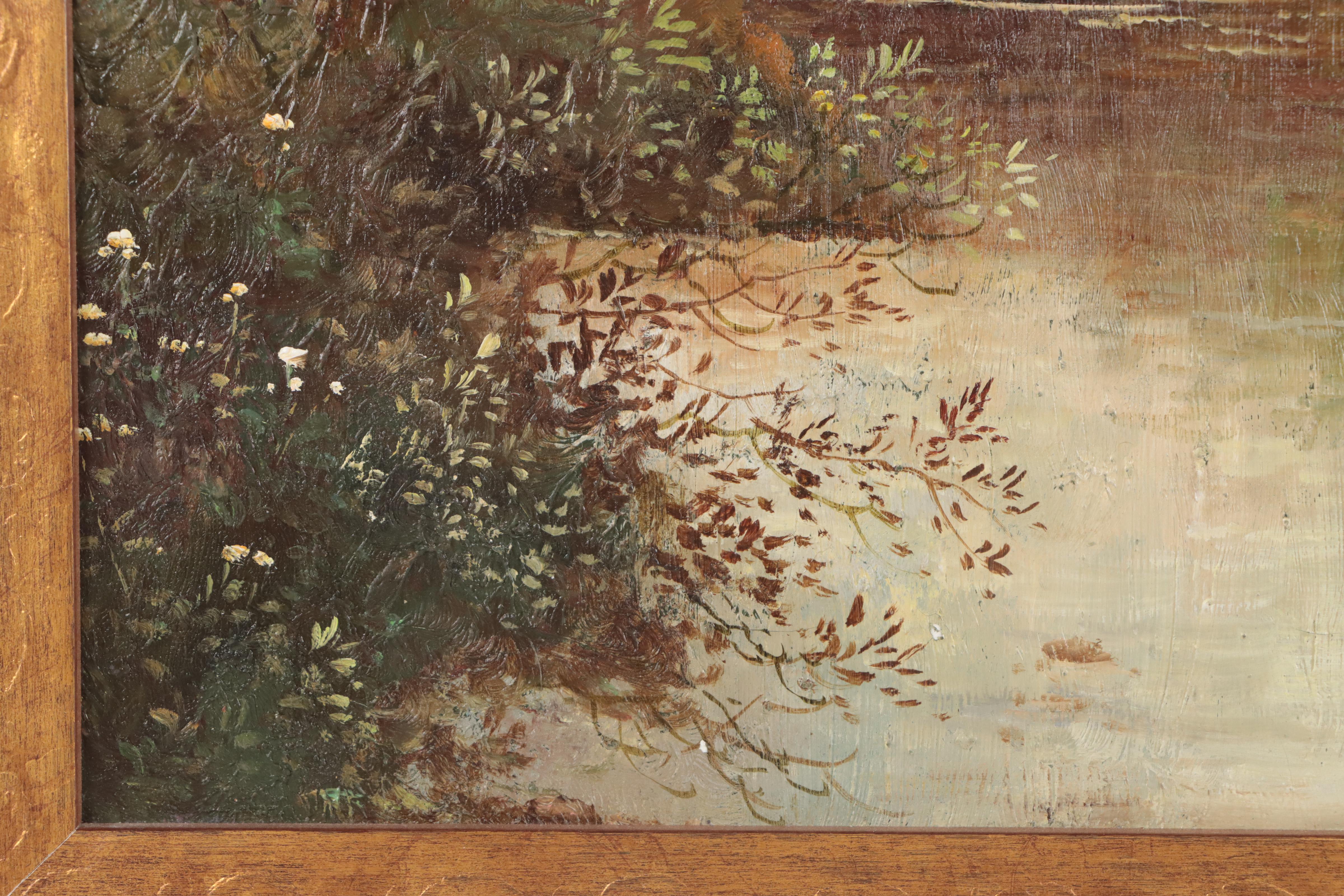 Landscape Oil Painting, Late 20th Century