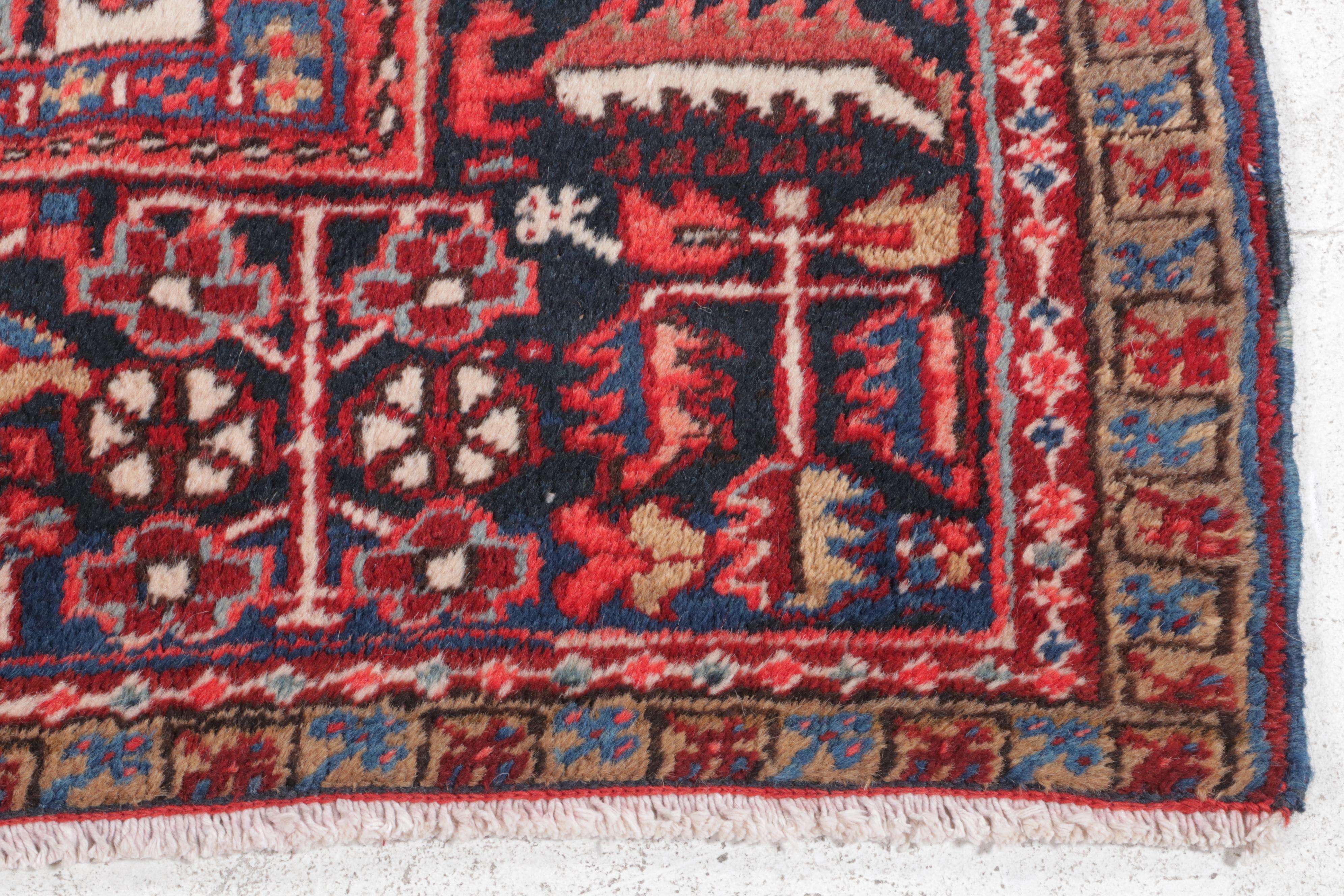 9'11 x 13'3 Hand-Knotted Persian Heriz Room Sized Rug