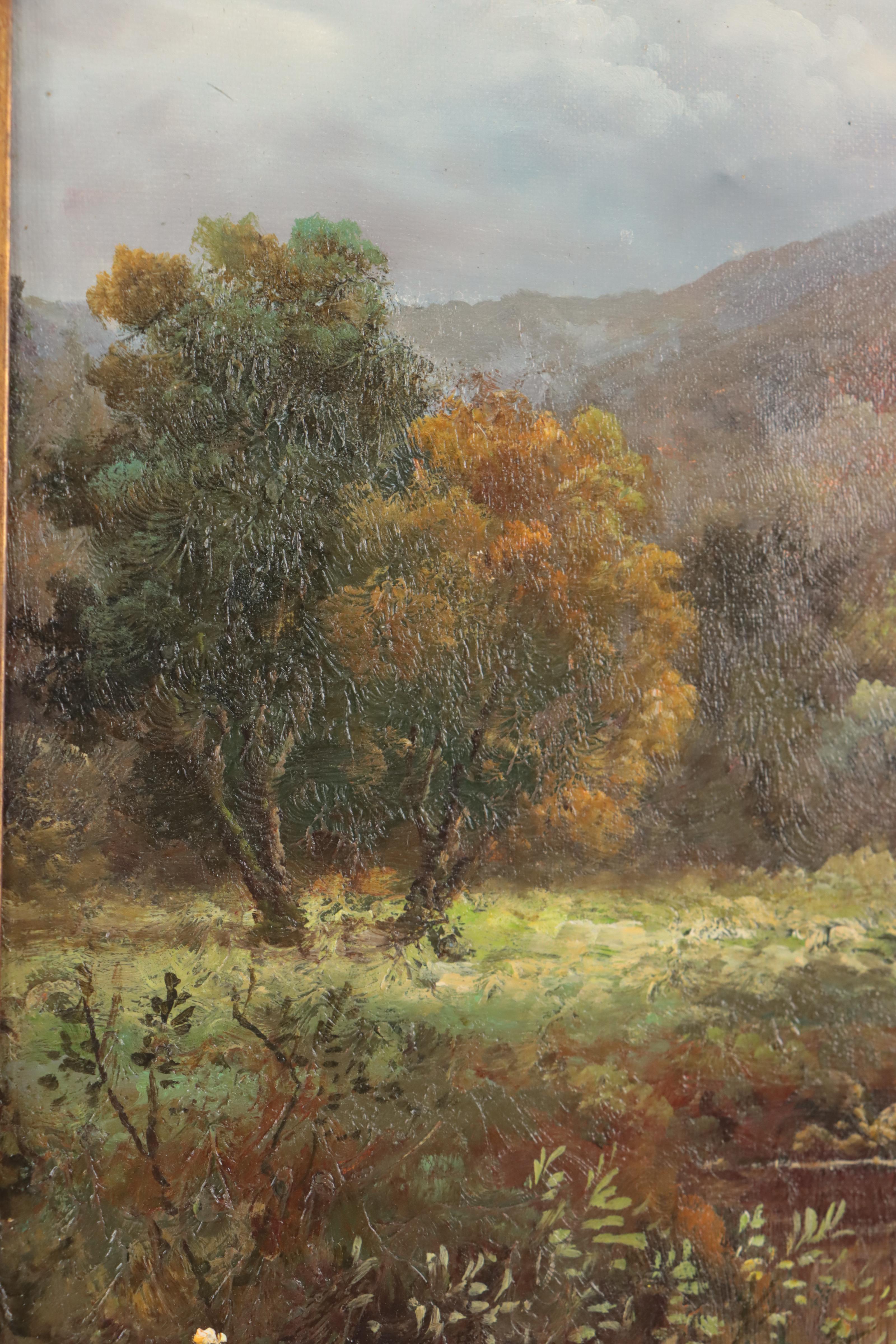 Landscape Oil Painting, Late 20th Century