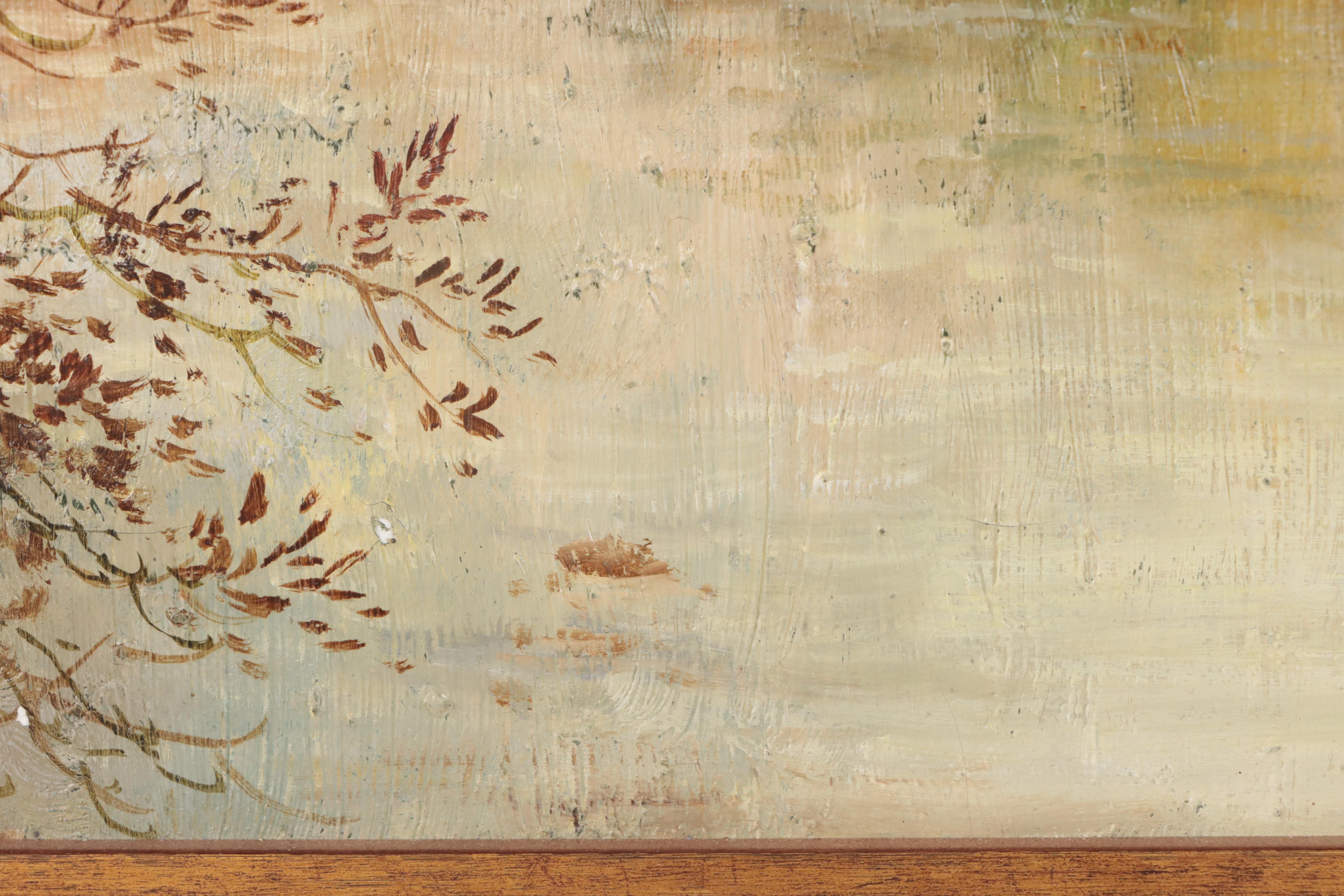 Landscape Oil Painting, Late 20th Century