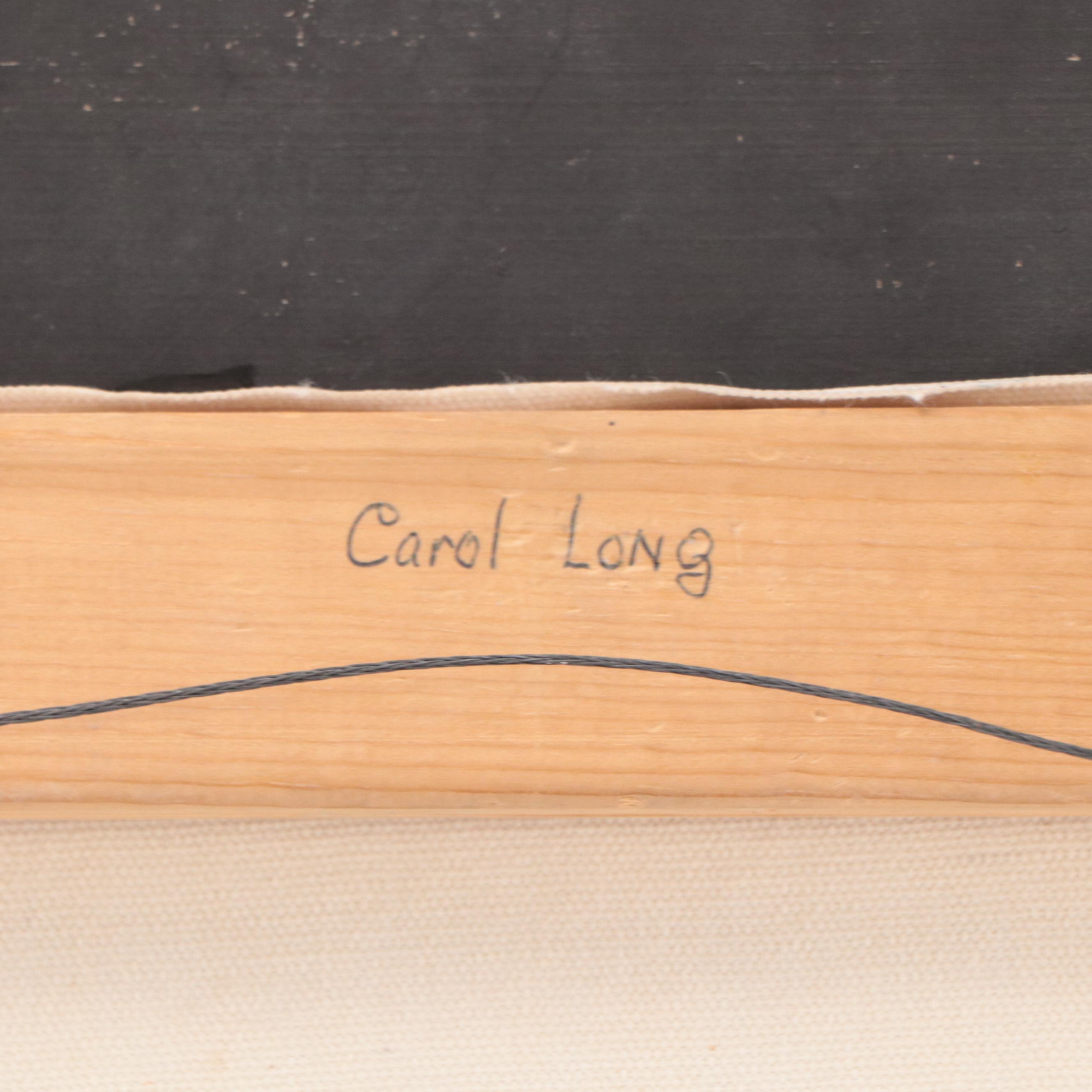 Carol Long Oil Painting of Flowers "Rosy Spring"