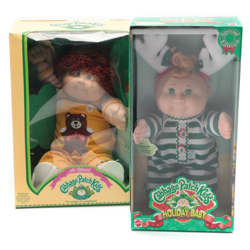 Matell Special Edition Cabbage Patch Kids Holiday Doll with Other Doll