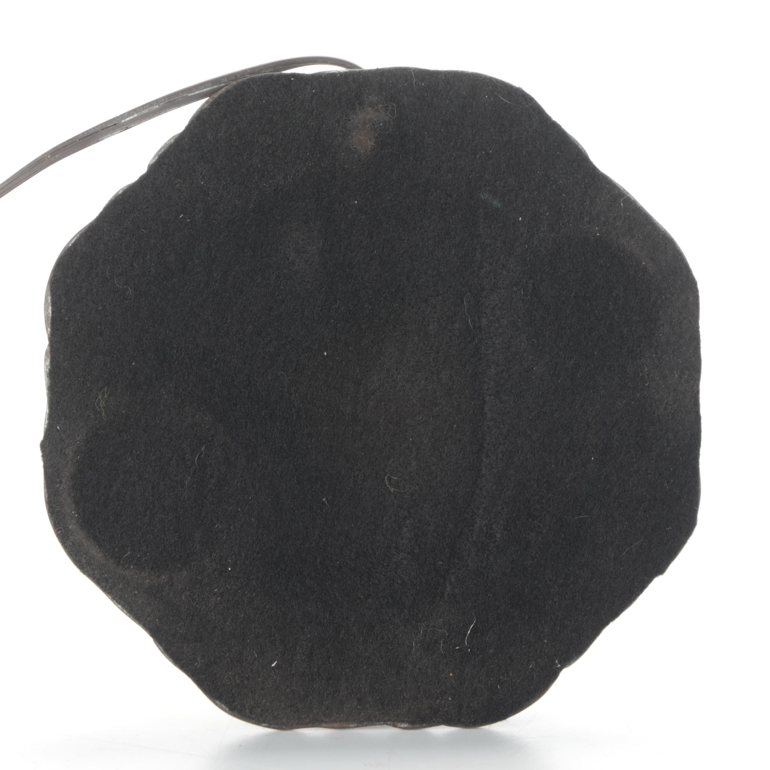 Thomas Kinkade Slag Glass Delphiniums Table Lamp