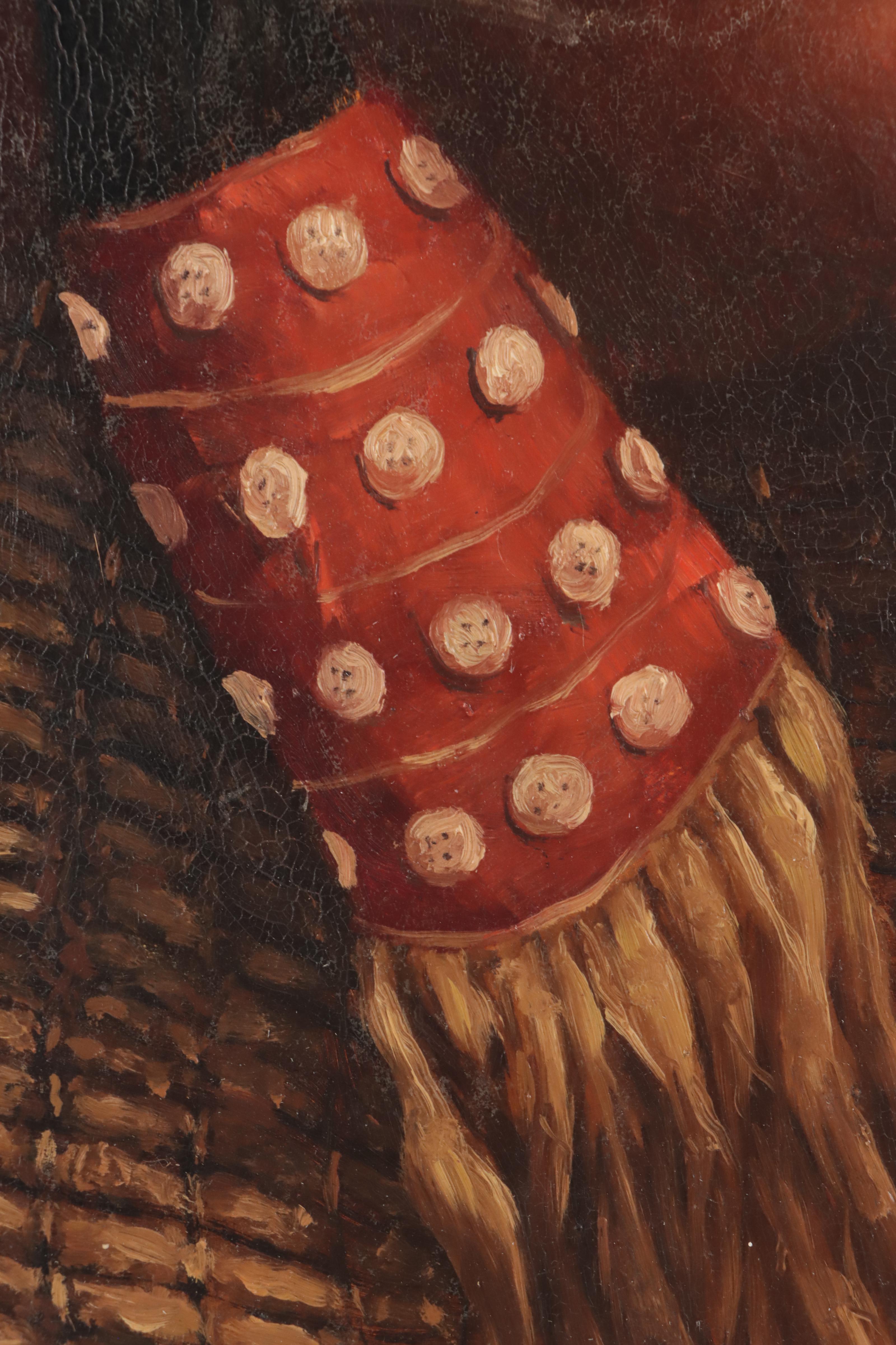 John Dugan Oil Painting "Hesquiaht Squaw," Mid to Late 20th Century