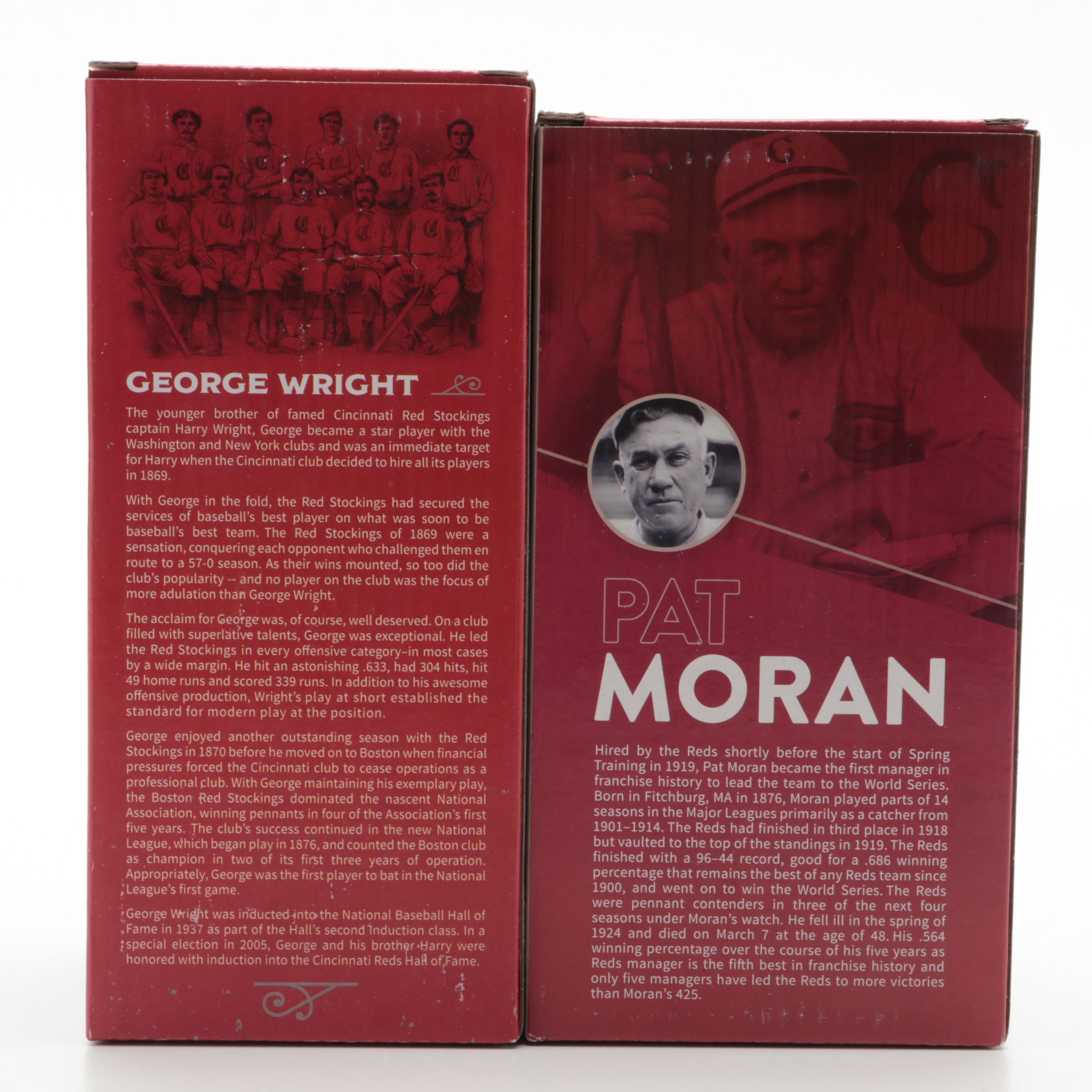 Pete Rose with Other Cincinnati Reds Bobbleheads, Barry Larkin, Billy Hamilton