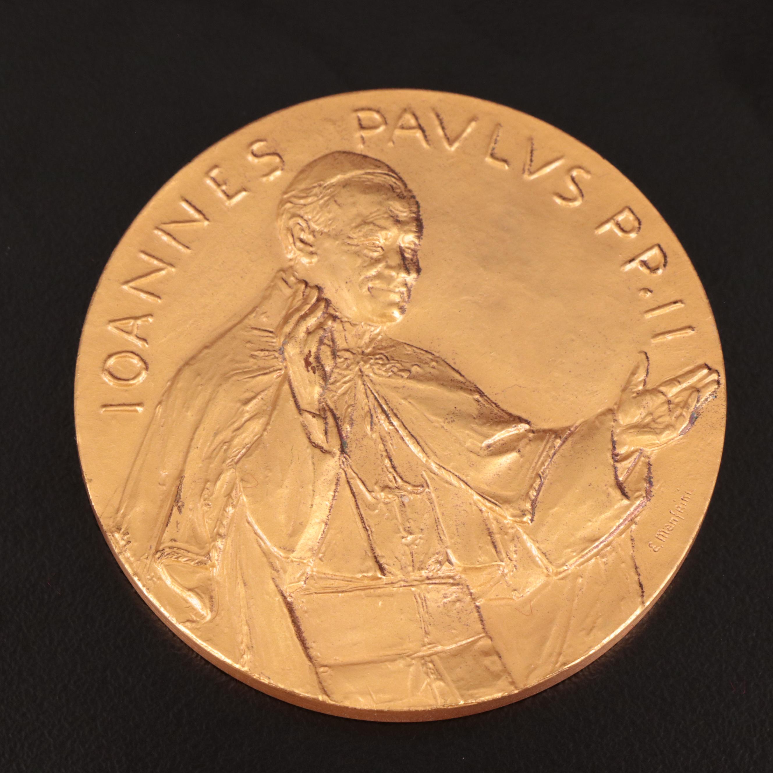 Two Catholic Church Commemorative Bronze Medals