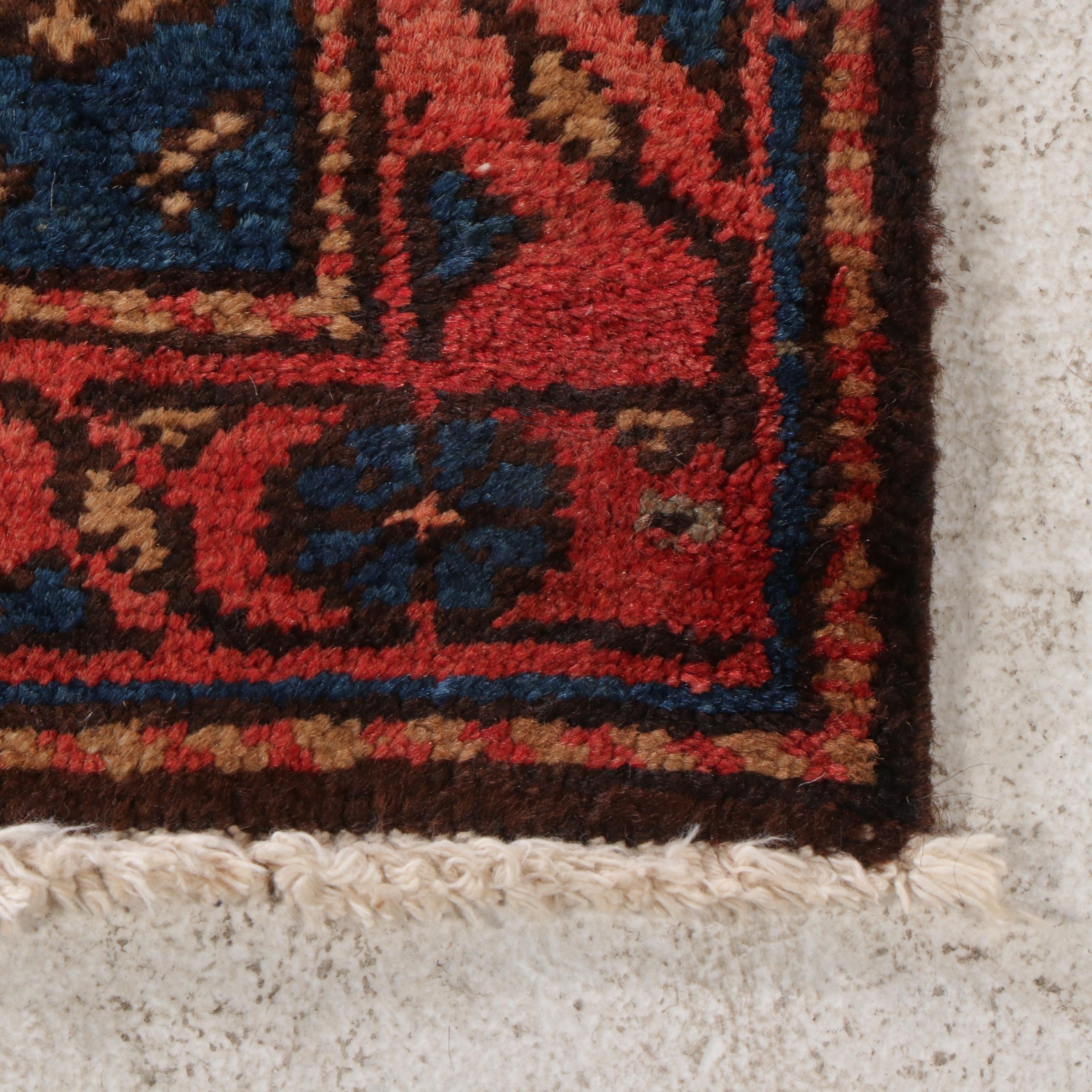 4'3 x 6'9 Hand-Knotted Persian Yazd Area Rug