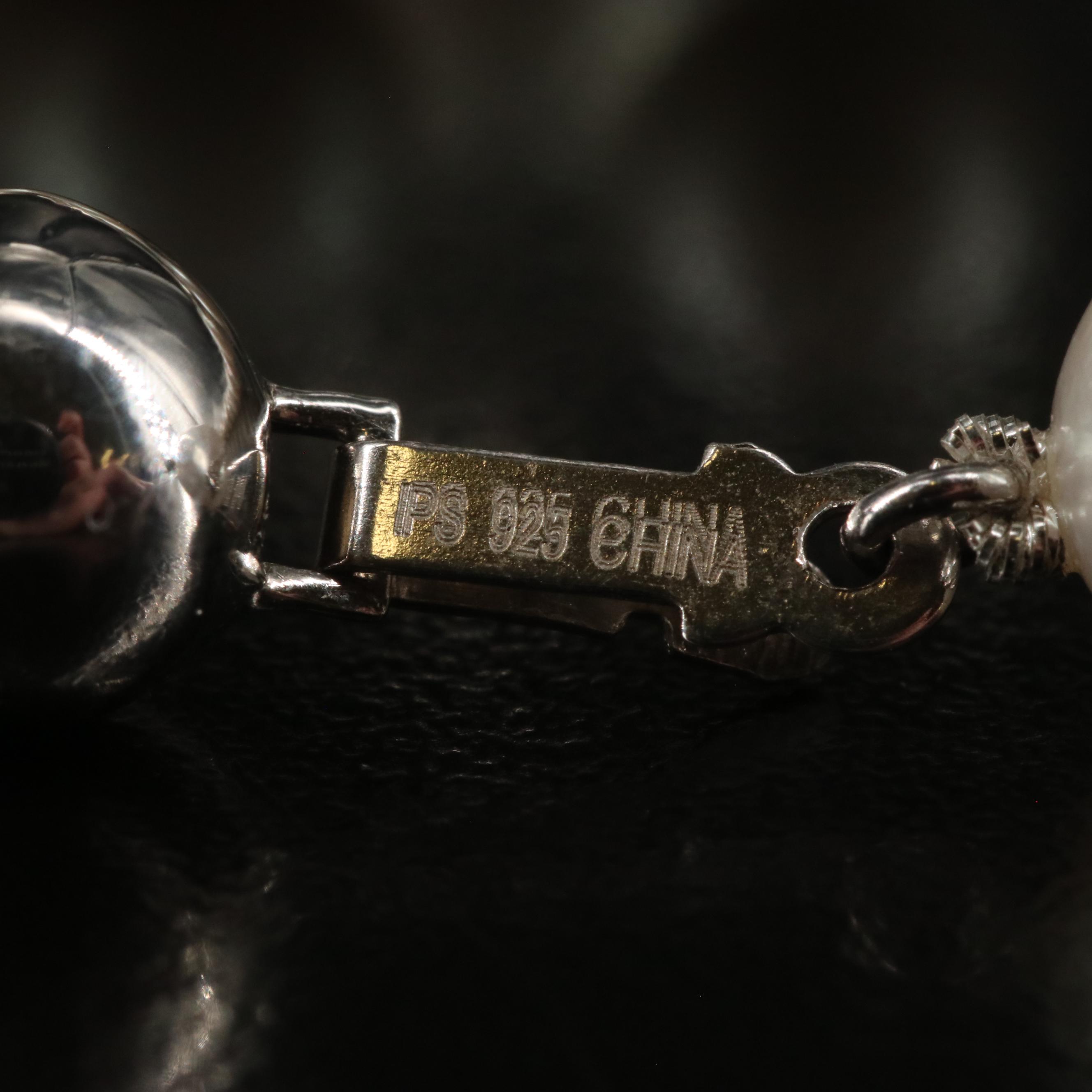 Sterling Pearl Necklace