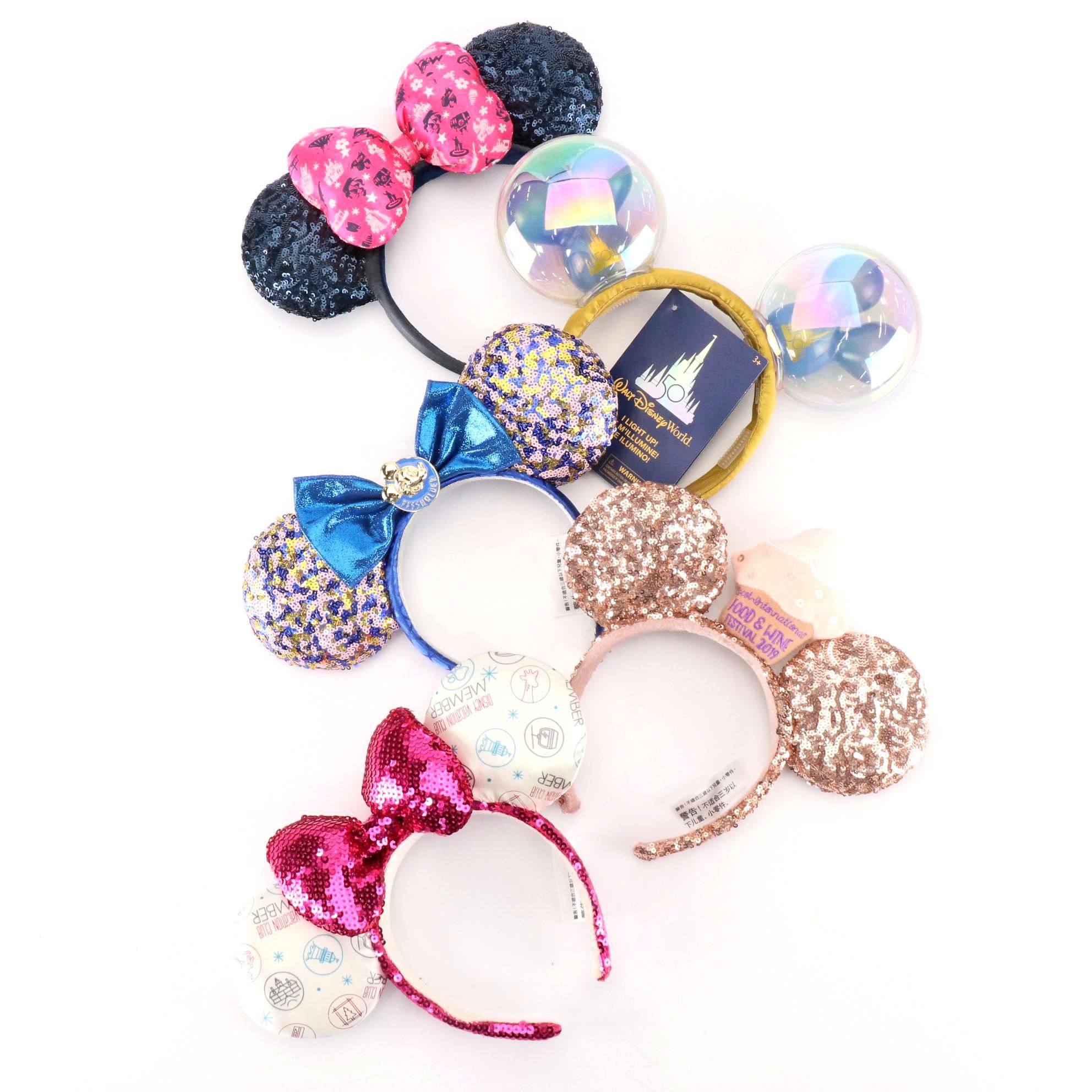 Disney Minnie Ear Sequined Headbands and Light-Up Headband