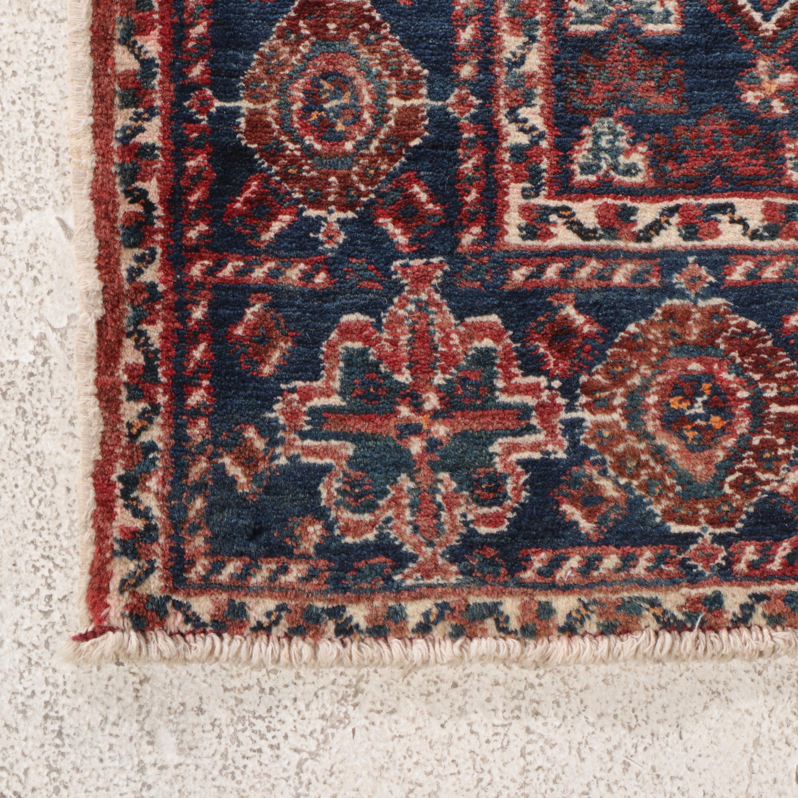 5' x 6'4 Hand-Knotted Persian Sirjan Area Rug